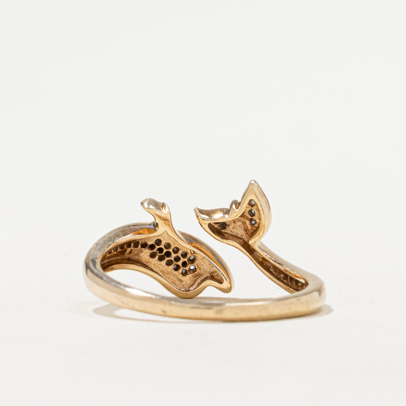 Diamond Dolphin Ring | 0.10ctw | SZ 7.5