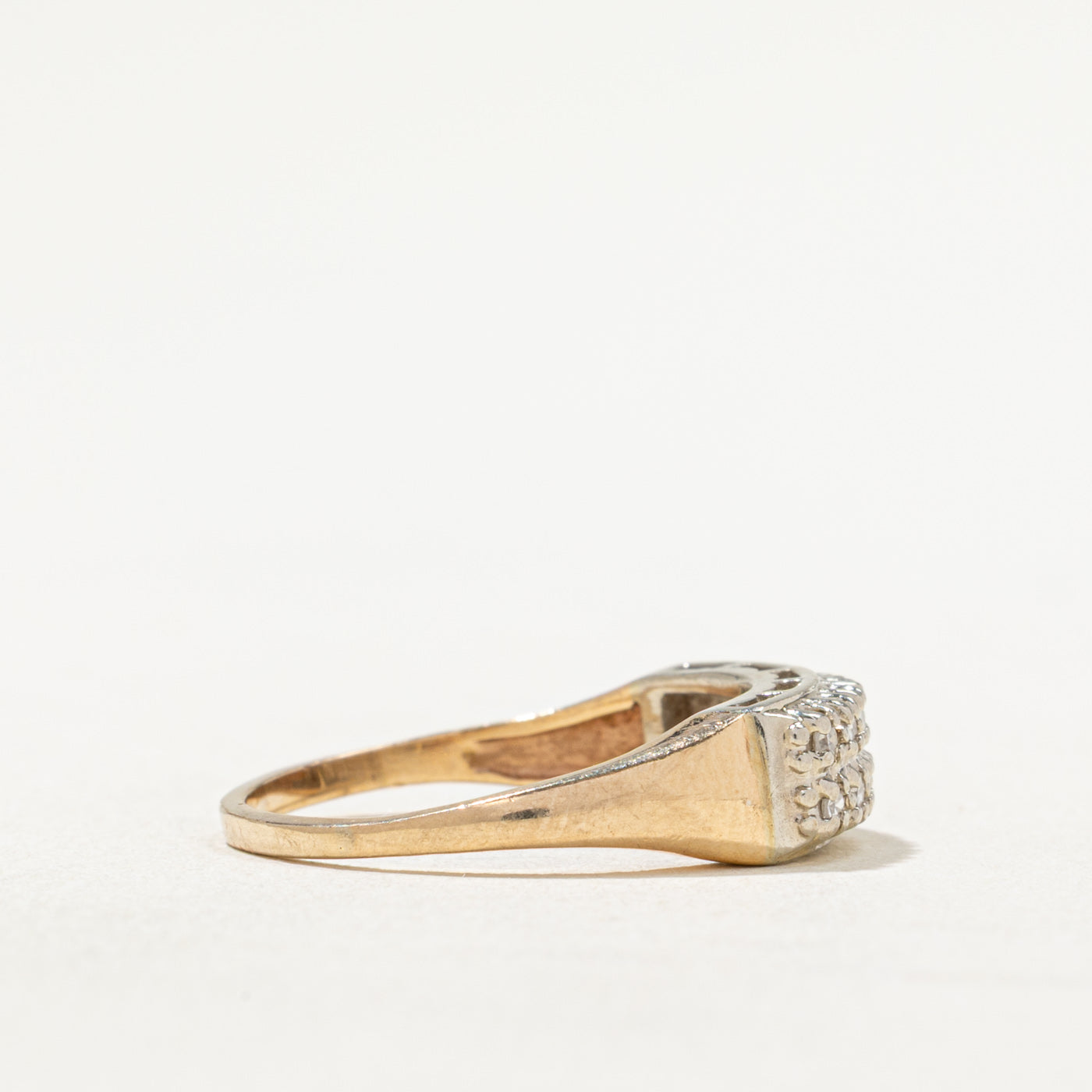 Double Row Diamond Ring | 0.21ctw | SZ 6.5