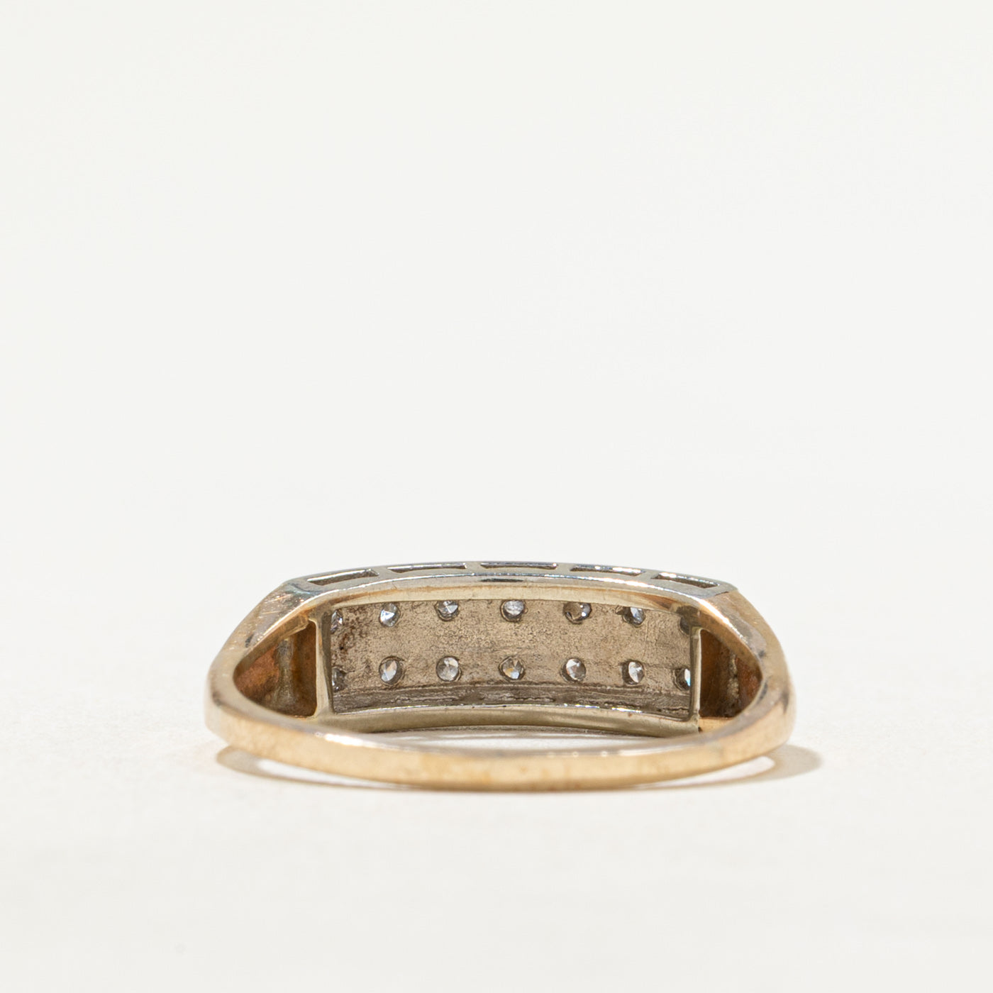 Double Row Diamond Ring | 0.21ctw | SZ 6.5