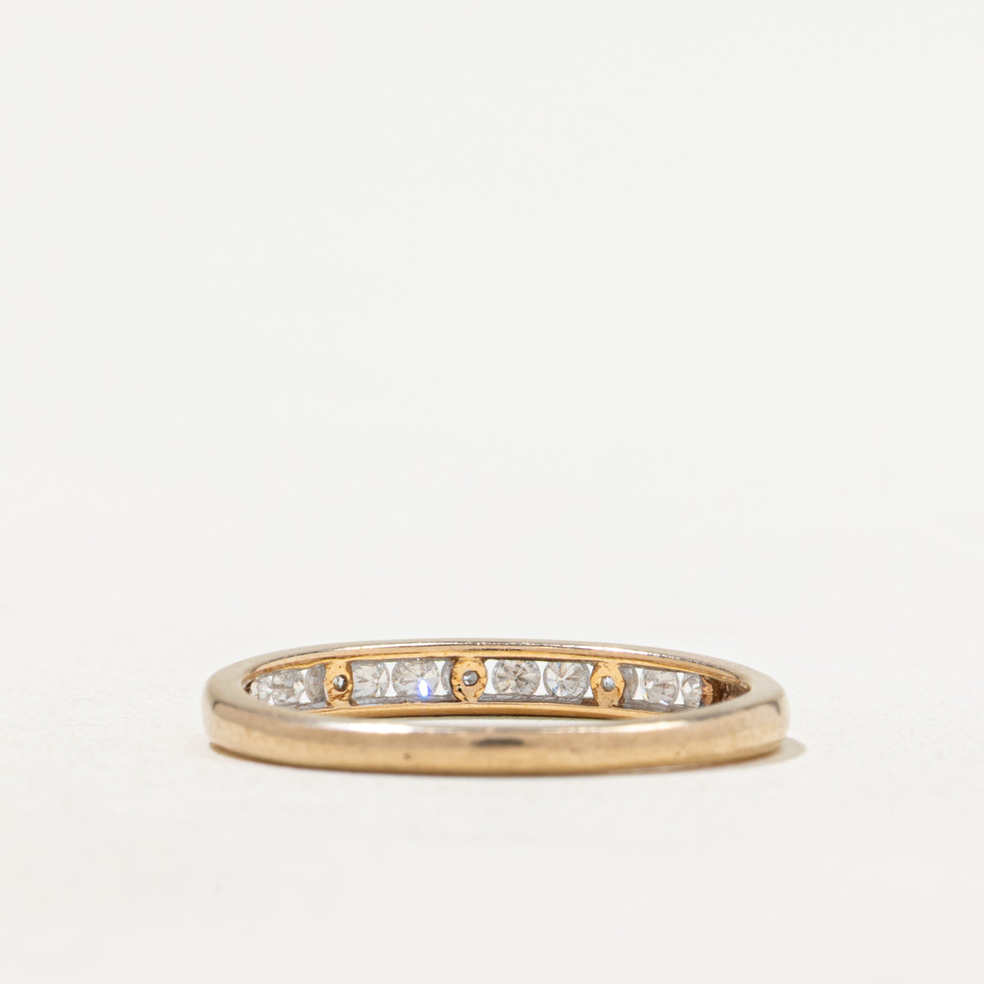 Channel Set Semi Eternity Diamond Band | 0.20ctw | SZ 6.5