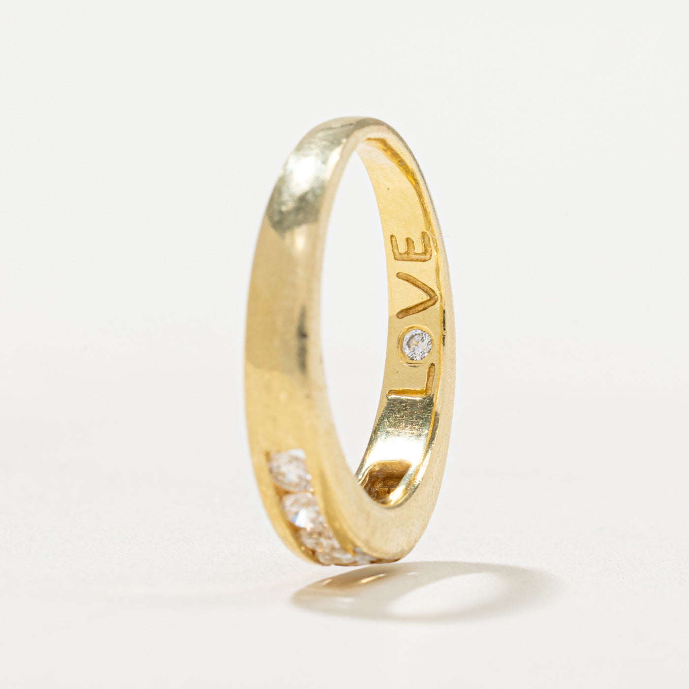 Channel Set Semi Eternity Diamond Band | 0.29ctw | SZ 6