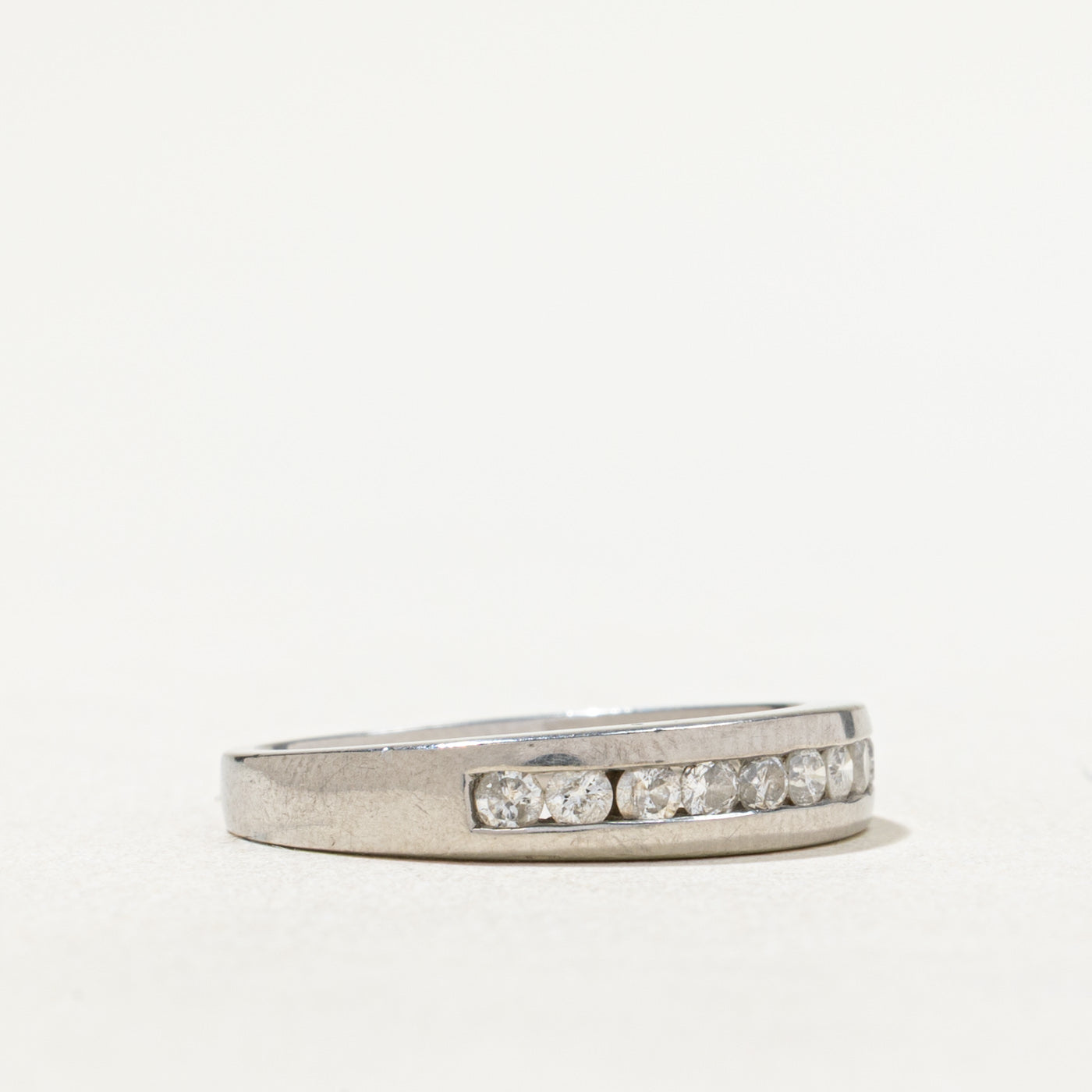 Channel Set Semi Eternity Diamond Band | 0.33ctw | SZ 6.25
