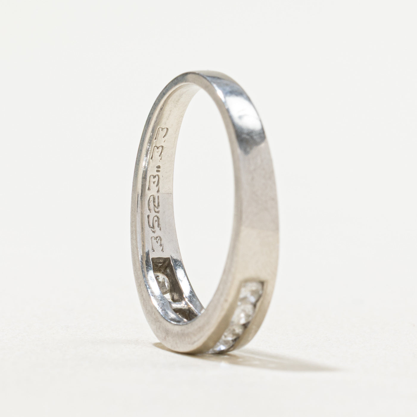 Channel Set Semi Eternity Diamond Band | 0.33ctw | SZ 6.25