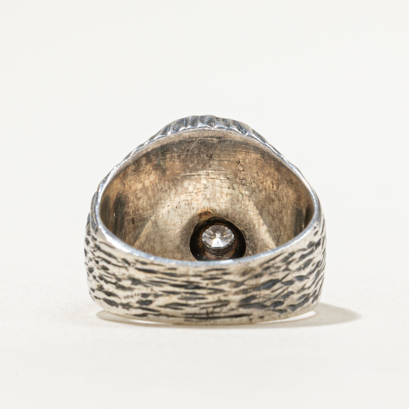 Brutalist Inspired Diamond Ring | 0.17ct | SZ 8.5