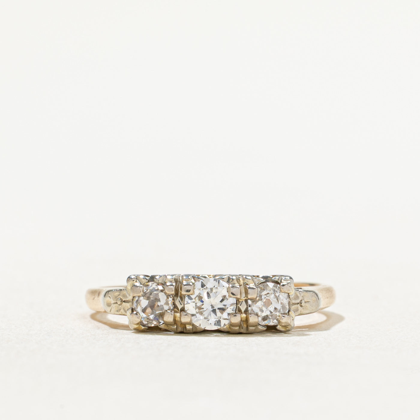 Three Stone Diamond Ring | 0.44ctw | SZ 5.75