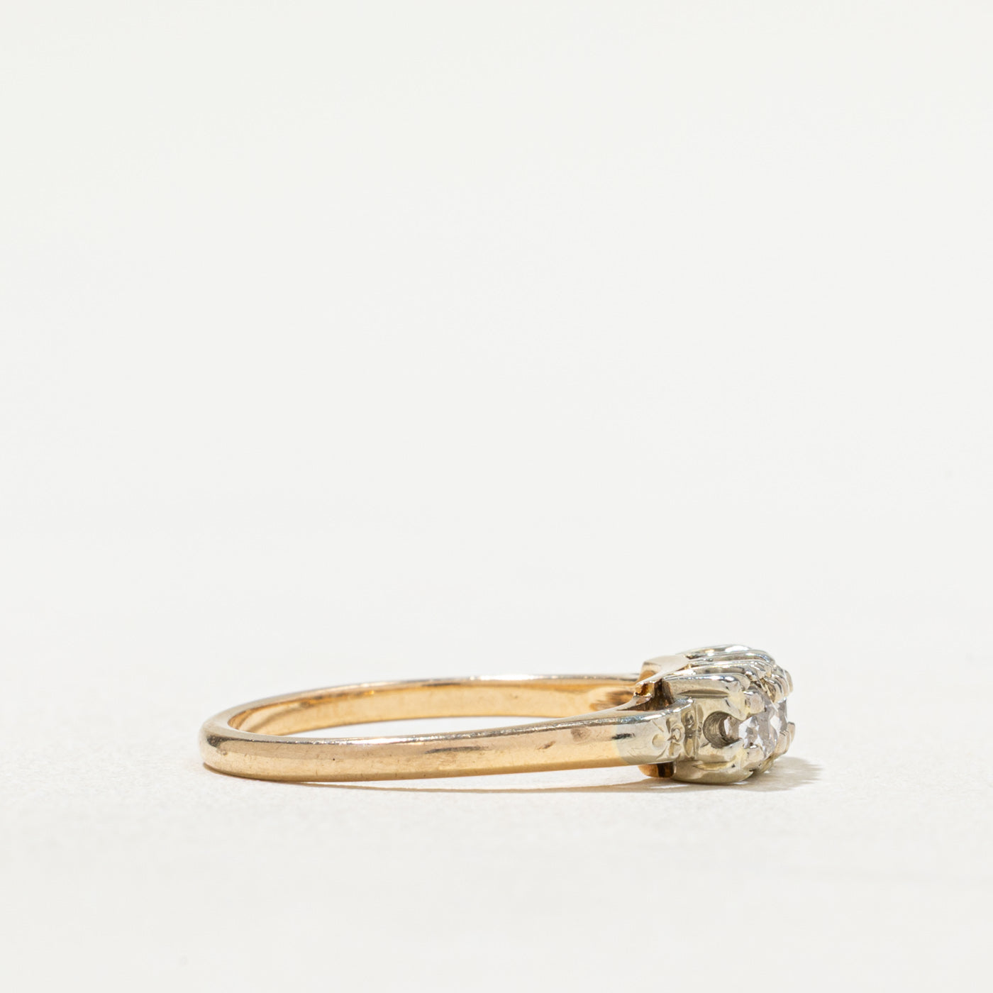 Three Stone Diamond Ring | 0.44ctw | SZ 5.75