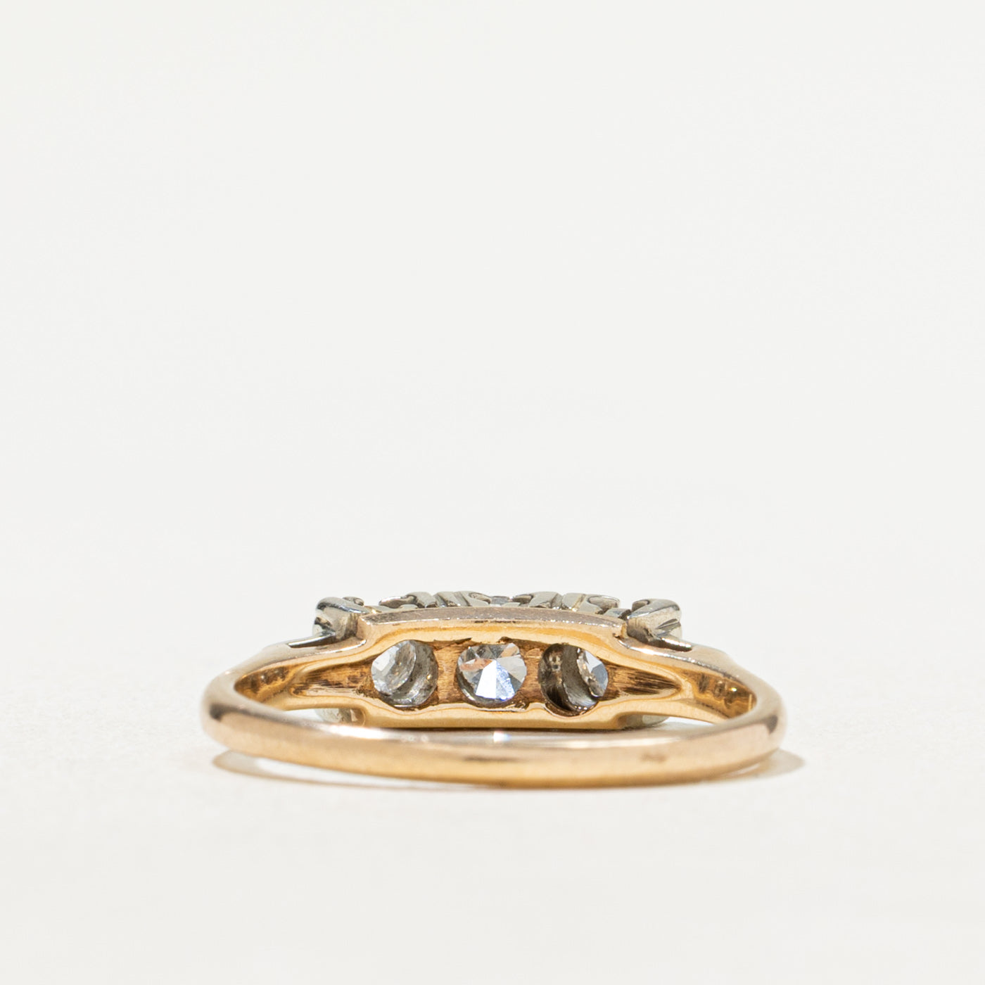 Three Stone Diamond Ring | 0.44ctw | SZ 5.75
