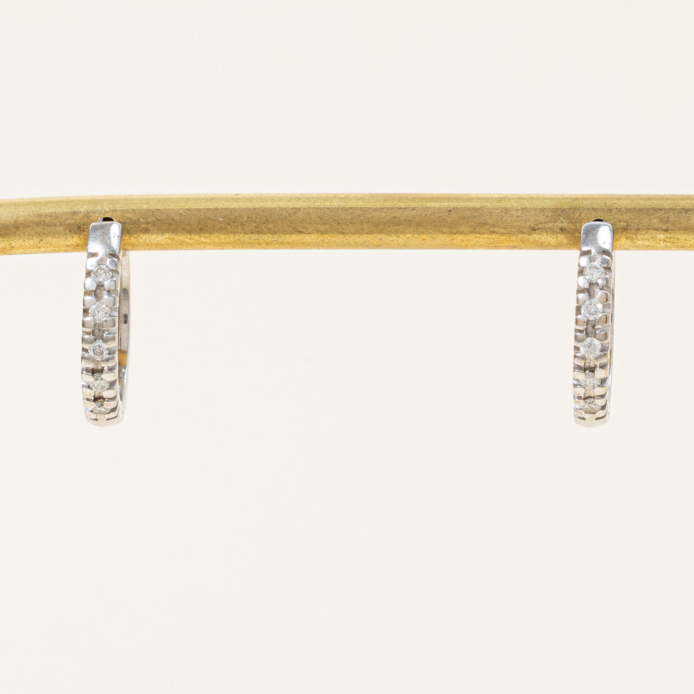 Diamond Huggie Earrings | 0.10ctw |