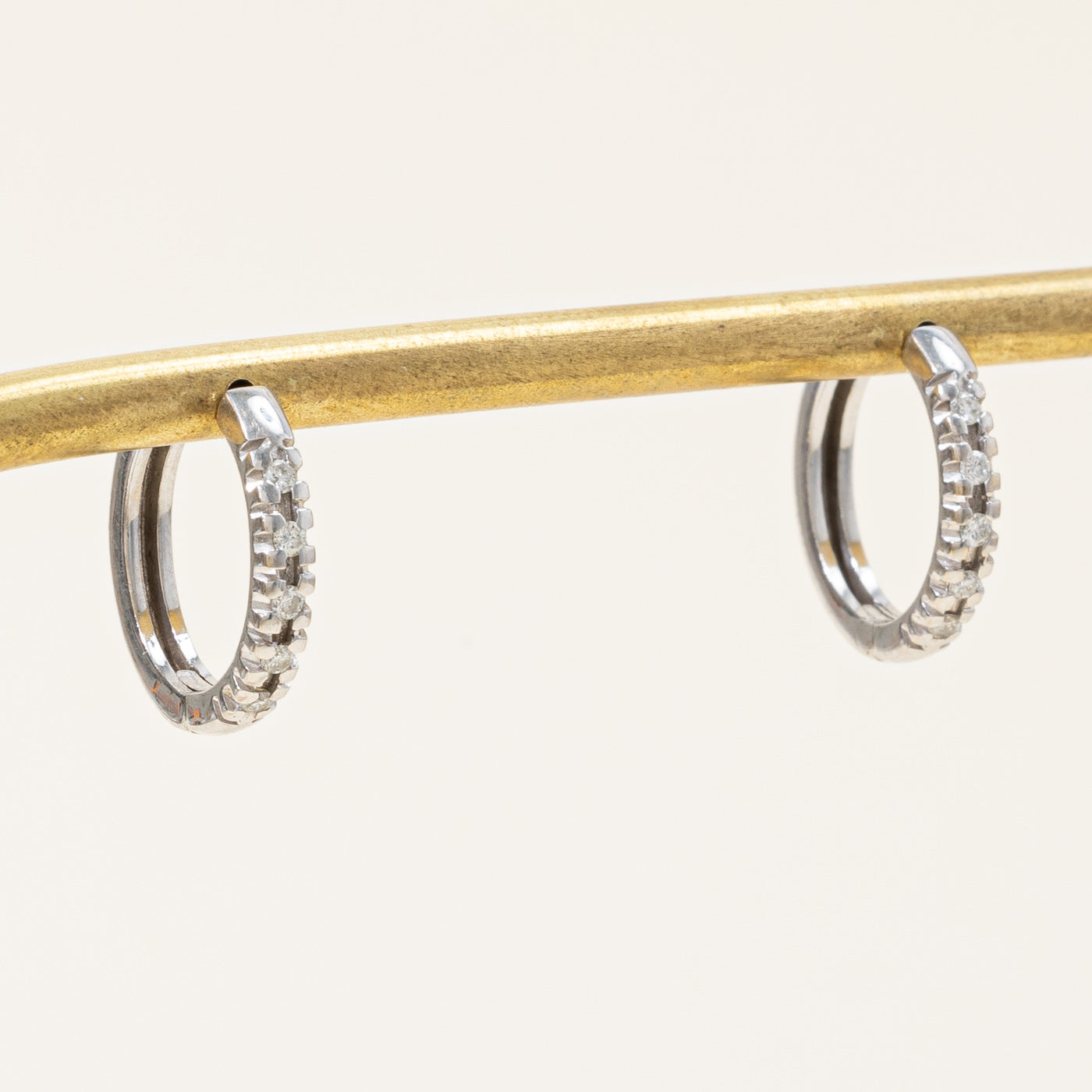 Diamond Huggie Earrings | 0.10ctw |