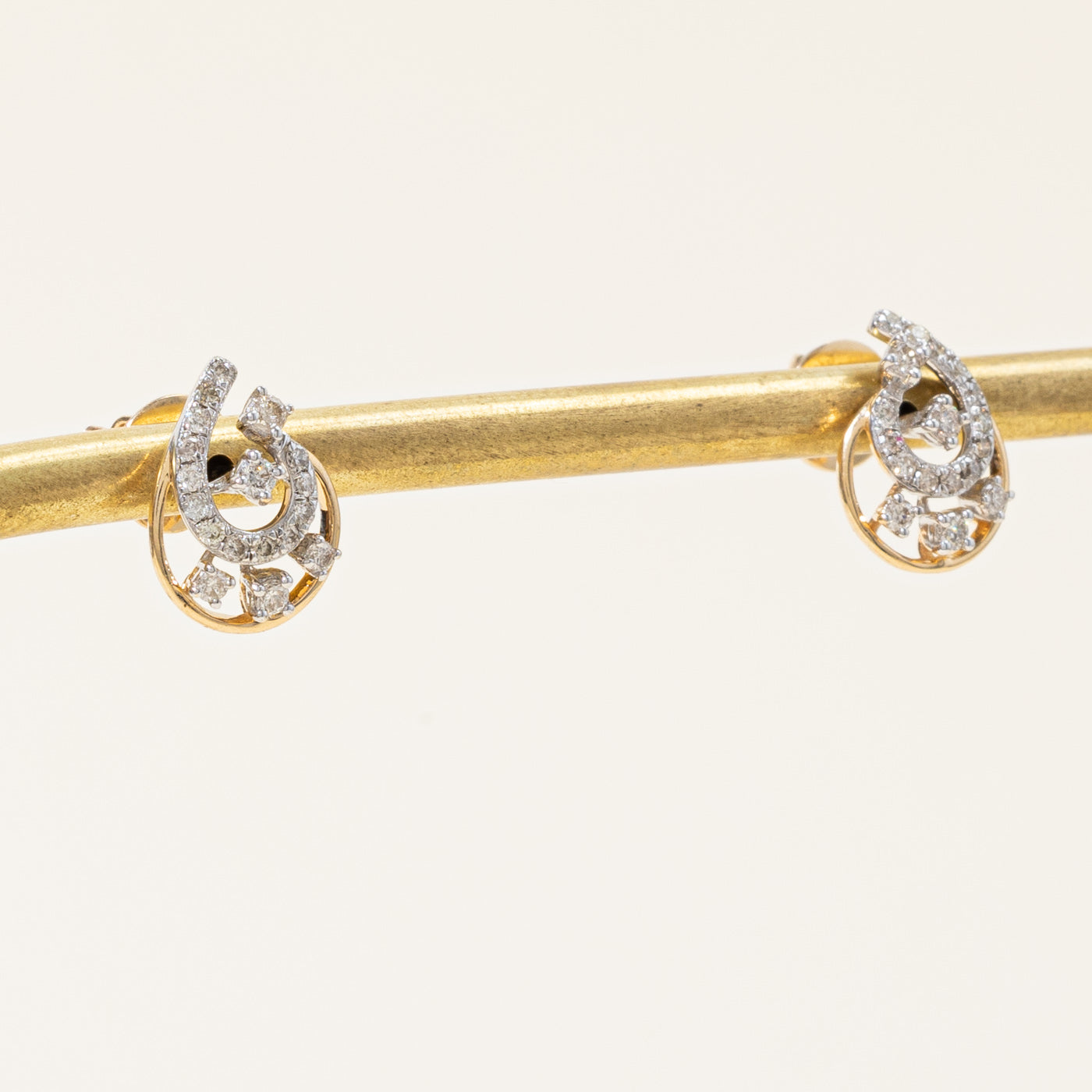 Ornate Diamond Earrings | 0.34ctw |