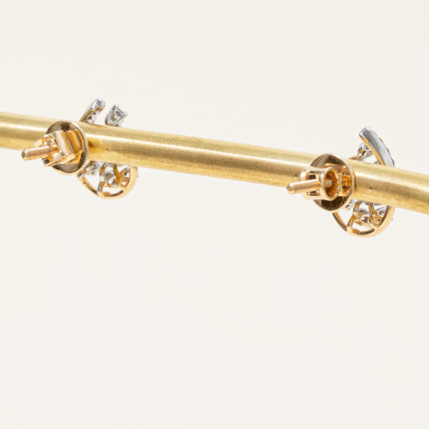 Ornate Diamond Earrings | 0.34ctw |