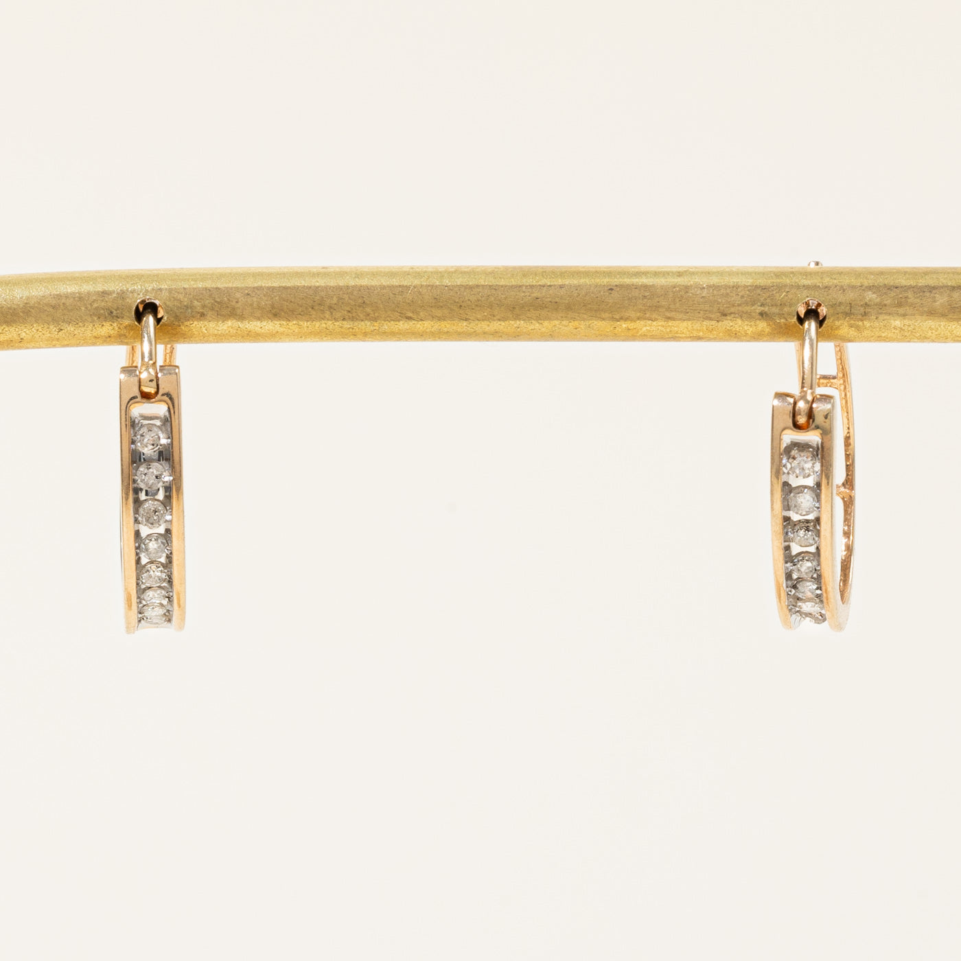 Diamond Hoop Earrings | 0.21ctw |