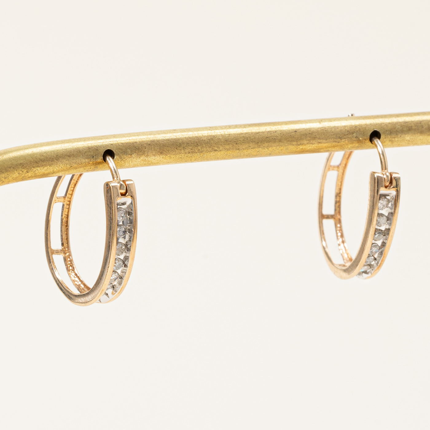 Diamond Hoop Earrings | 0.21ctw |