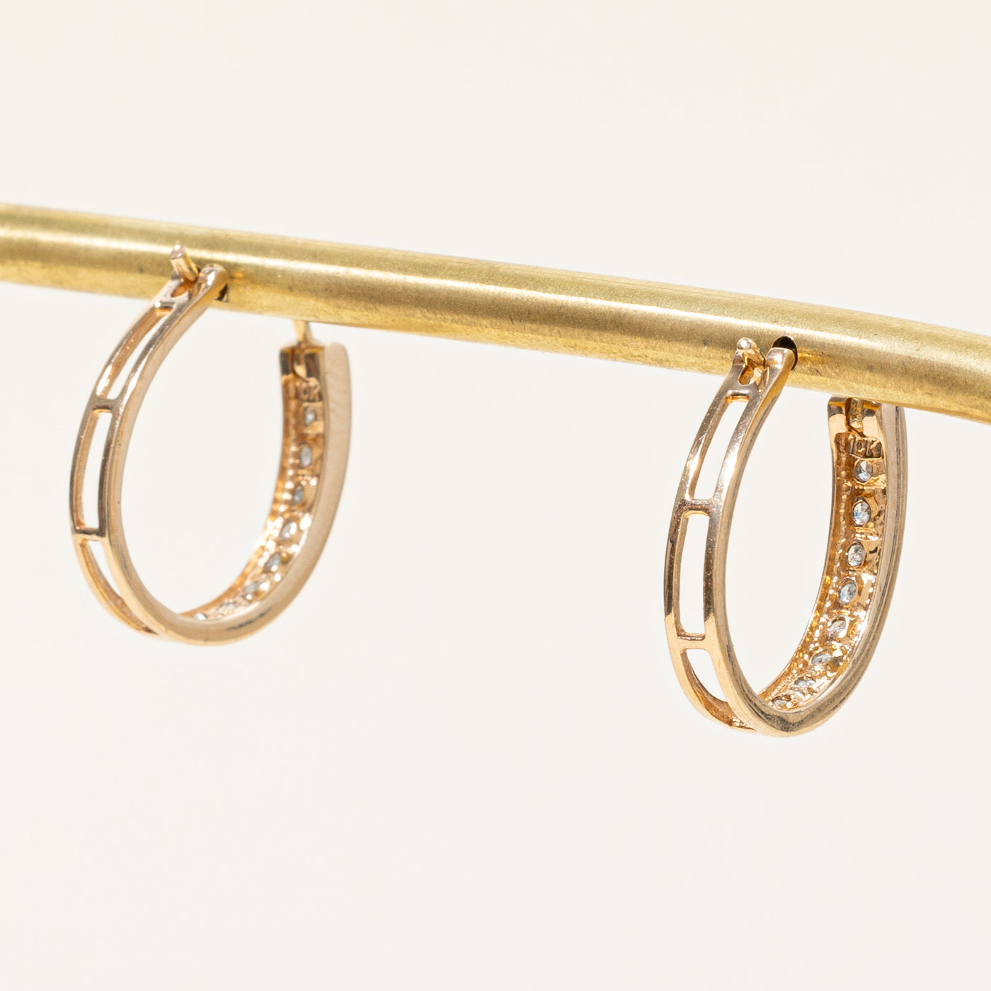 Diamond Hoop Earrings | 0.21ctw |