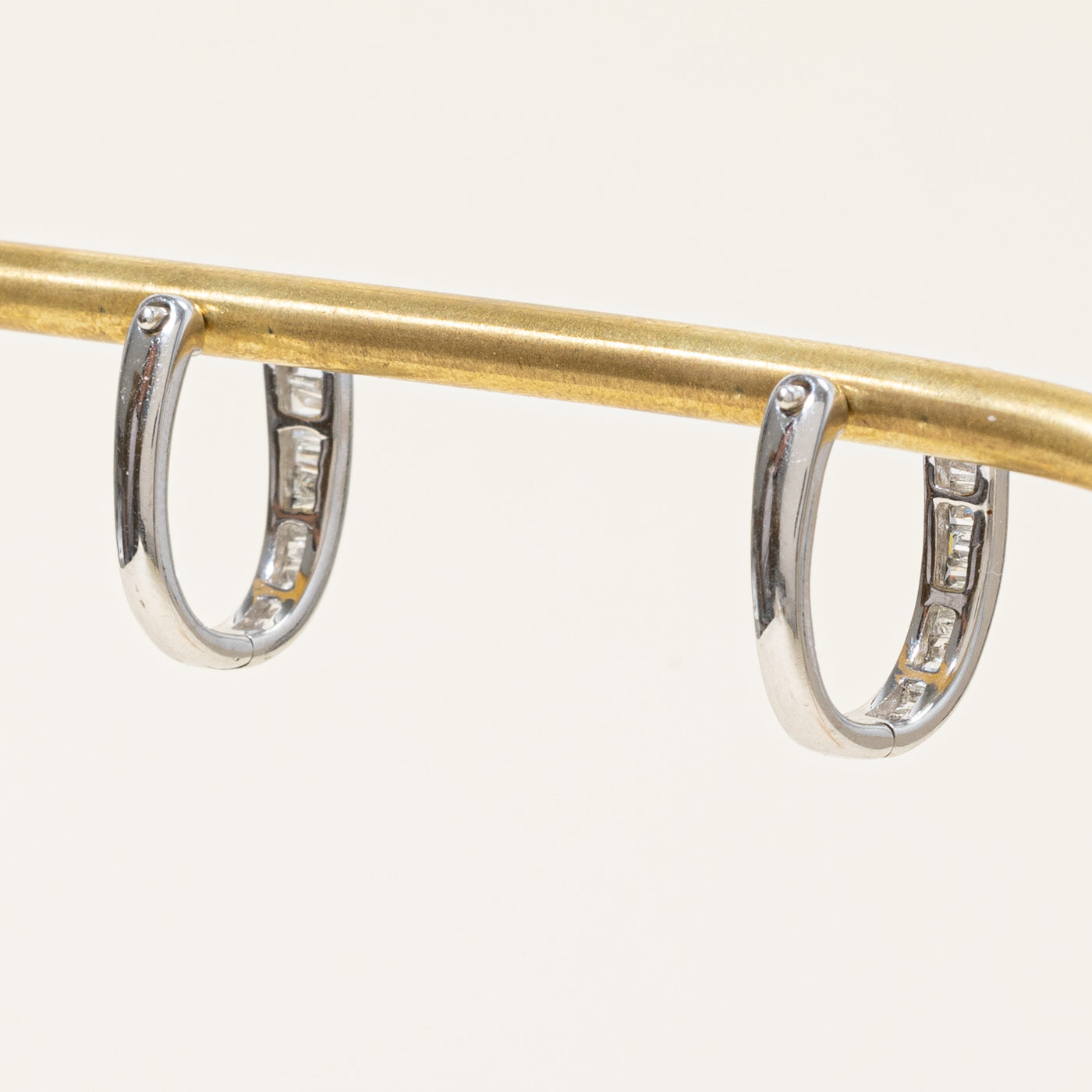 Diamond Hoop Earrings | 0.37ctw |