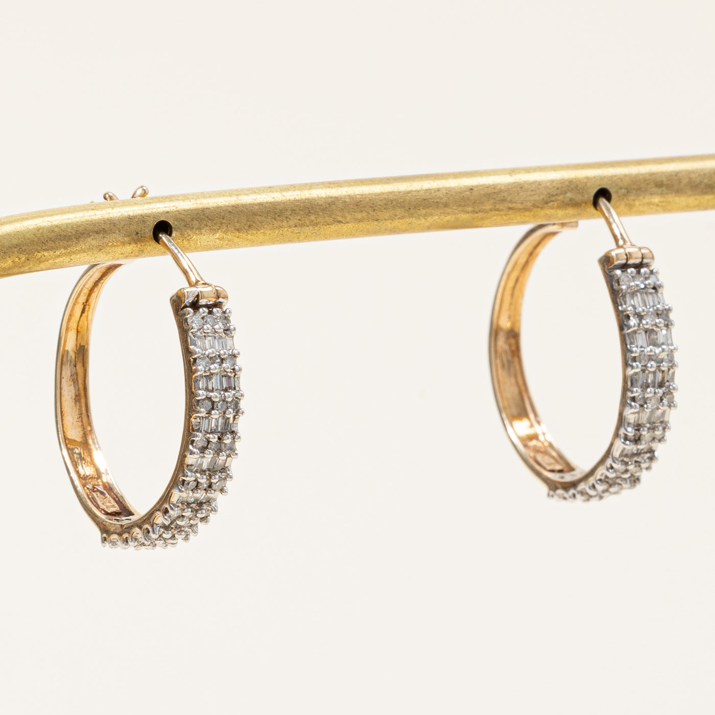 Diamond Hoop Earrings | 0.59ctw |