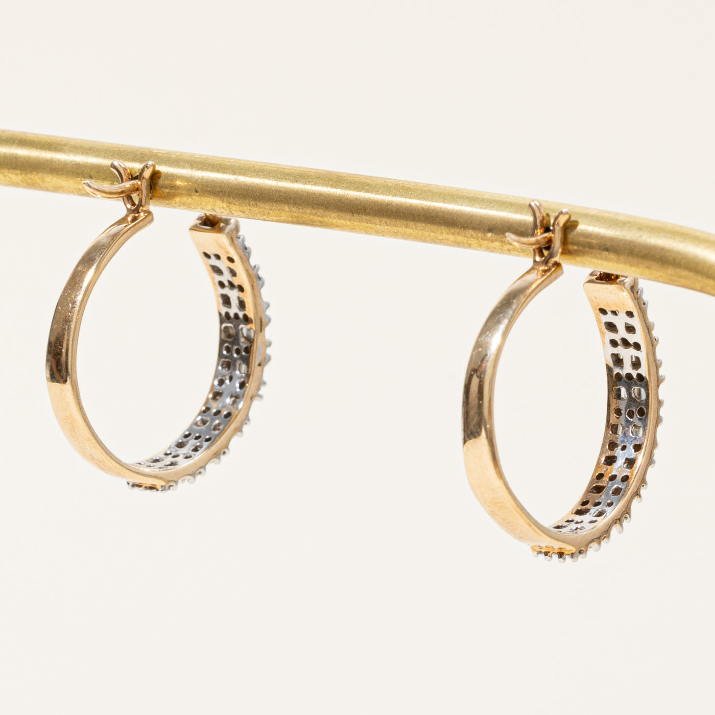 Diamond Hoop Earrings | 0.59ctw |