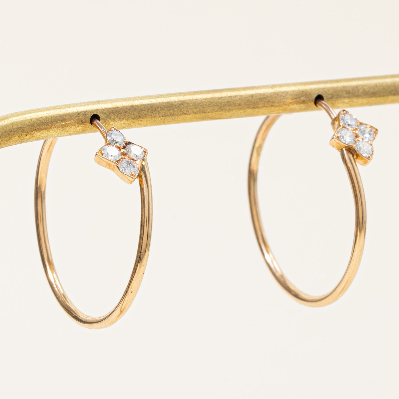 Diamond Hoop Earrings | 0.52ctw |