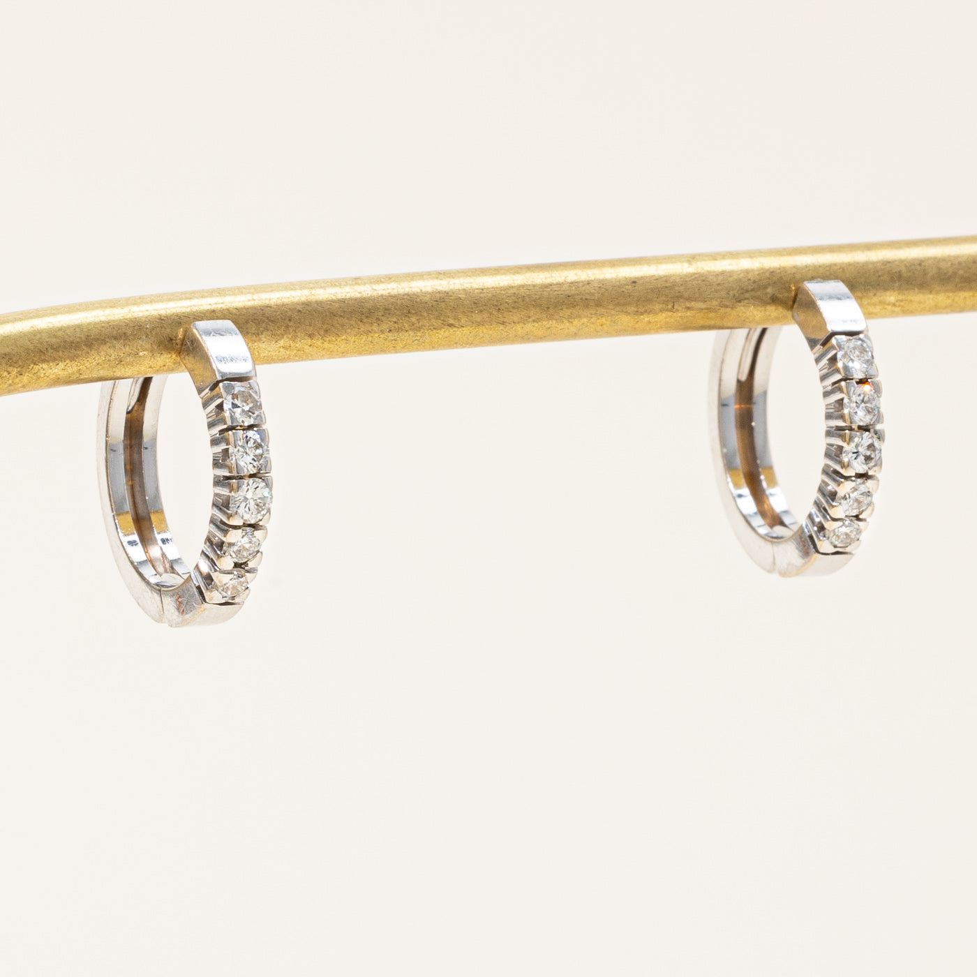 Diamond Huggie Earrings | 0.31ctw |