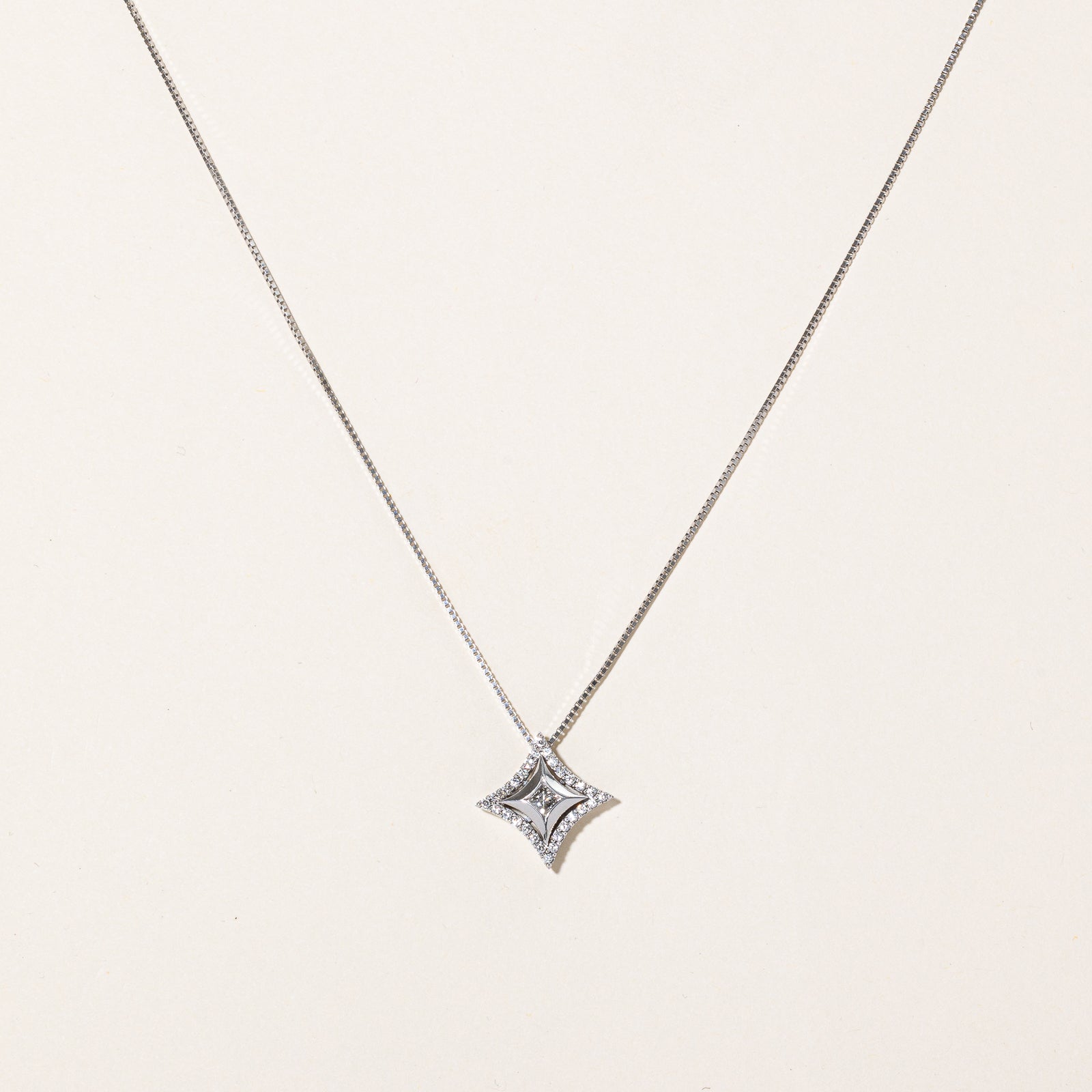 Diamond Pendant & Necklace | 0.31ctw | 18" |