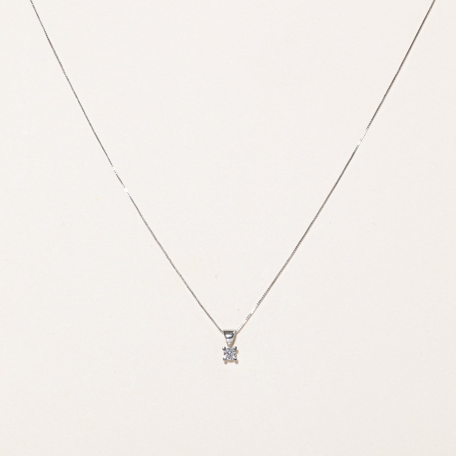 Diamond Pendant & Necklace | 0.14ct | 15" |