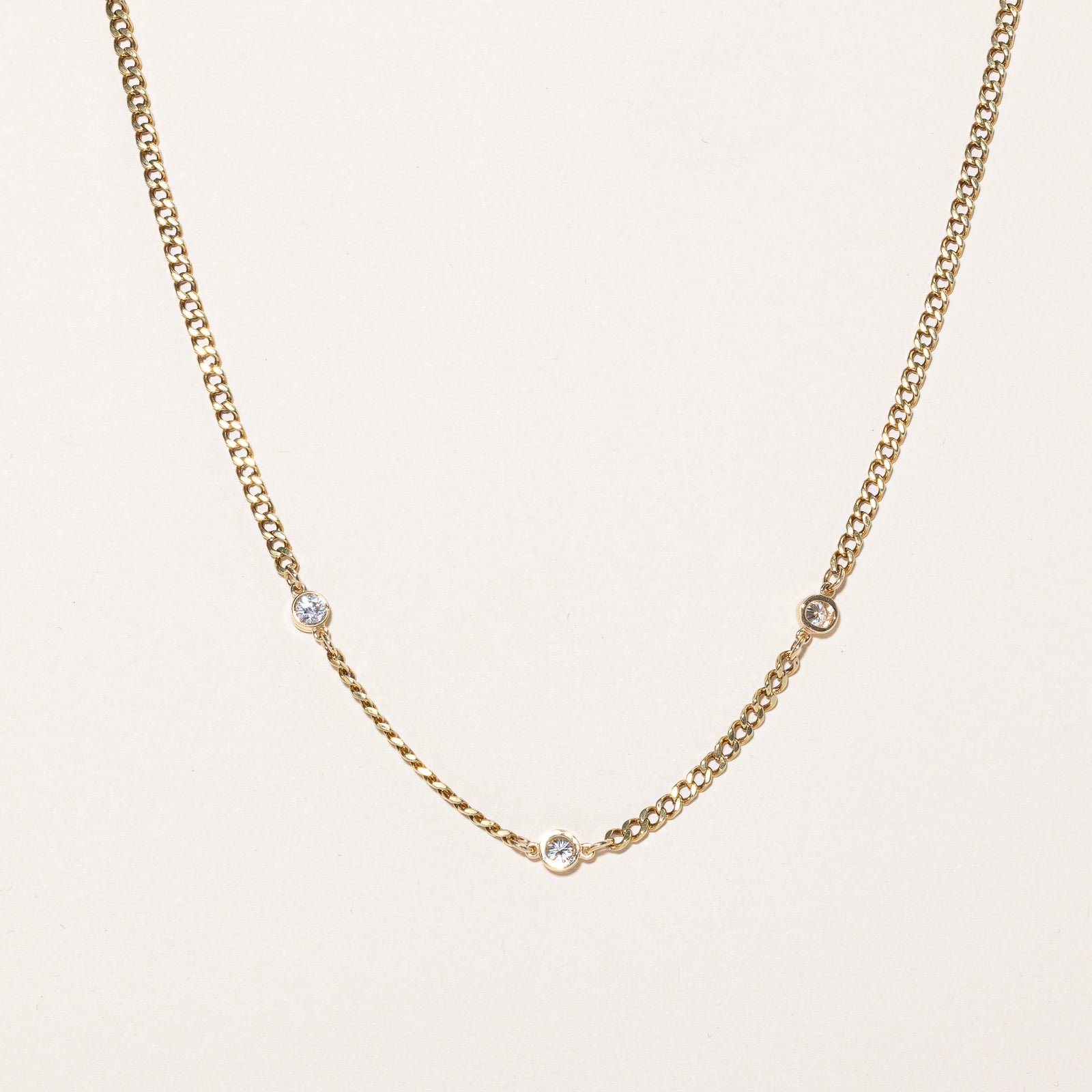 Collier à maillons en diamants | 0,63 ct | 43 cm |