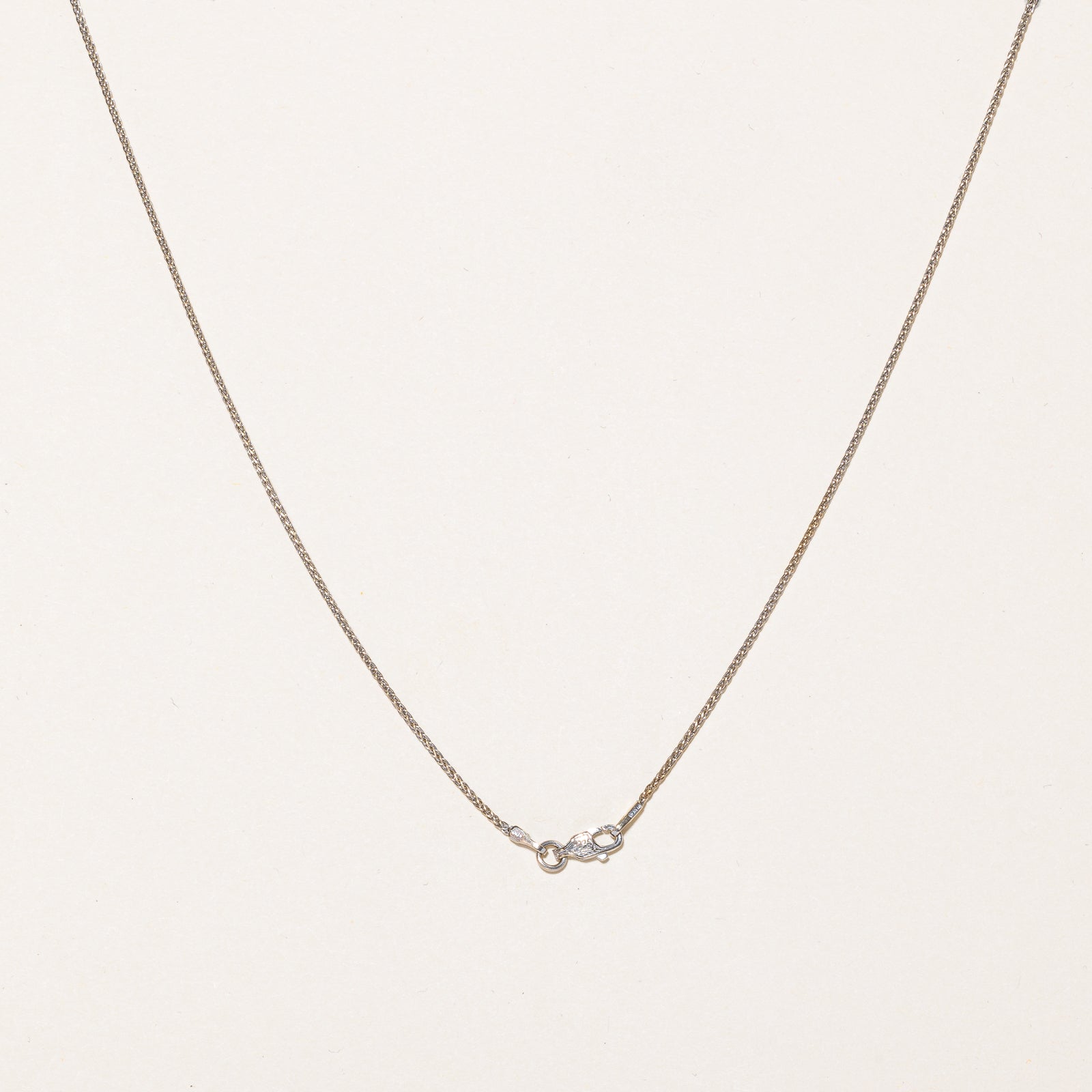 18k White Gold Wheat Chain | 18" |