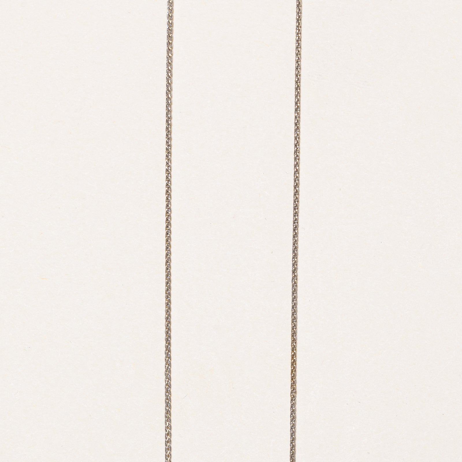 18k White Gold Wheat Chain | 18" |