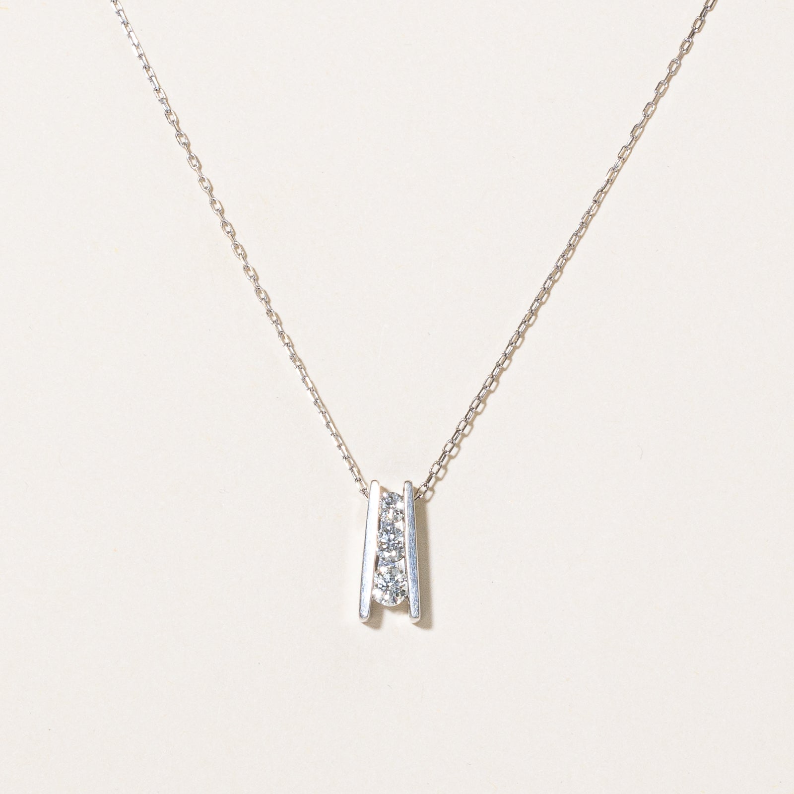 Diamond Pendant & Necklace | 0.48ctw| 18.5" |