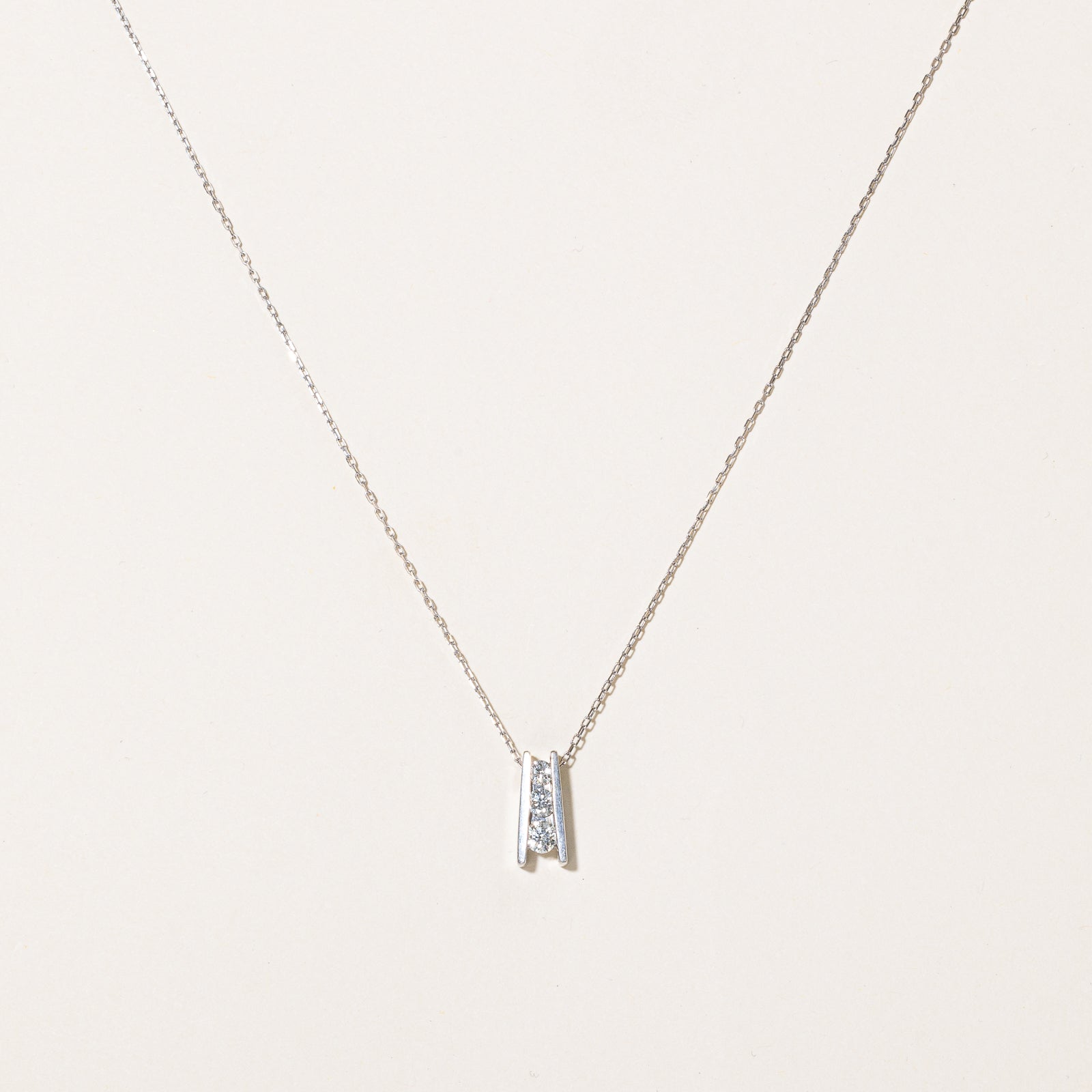 Diamond Pendant & Necklace | 0.48ctw| 18.5" |