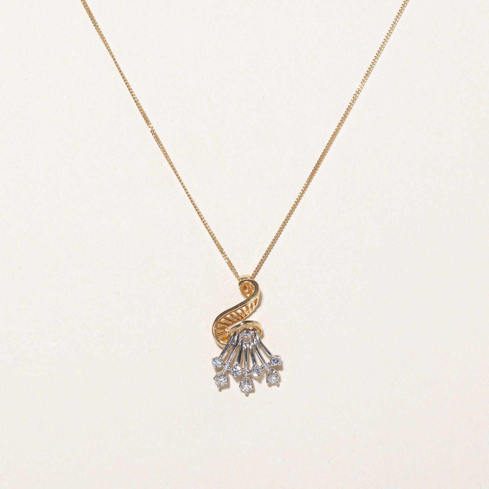 Diamond Pendant & Necklace | 0.25ctw | 17" |