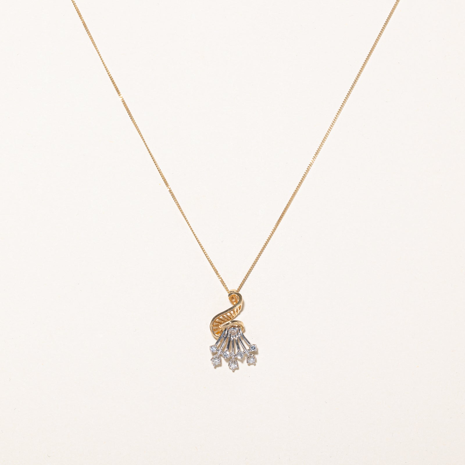 Diamond Pendant & Necklace | 0.25ctw | 17" |