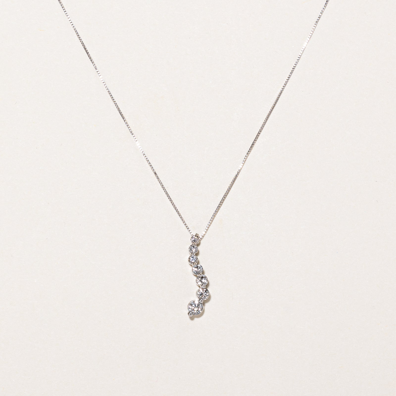 Diamond Drop Pendant & Necklace | 0.47ctw | 16.5" |