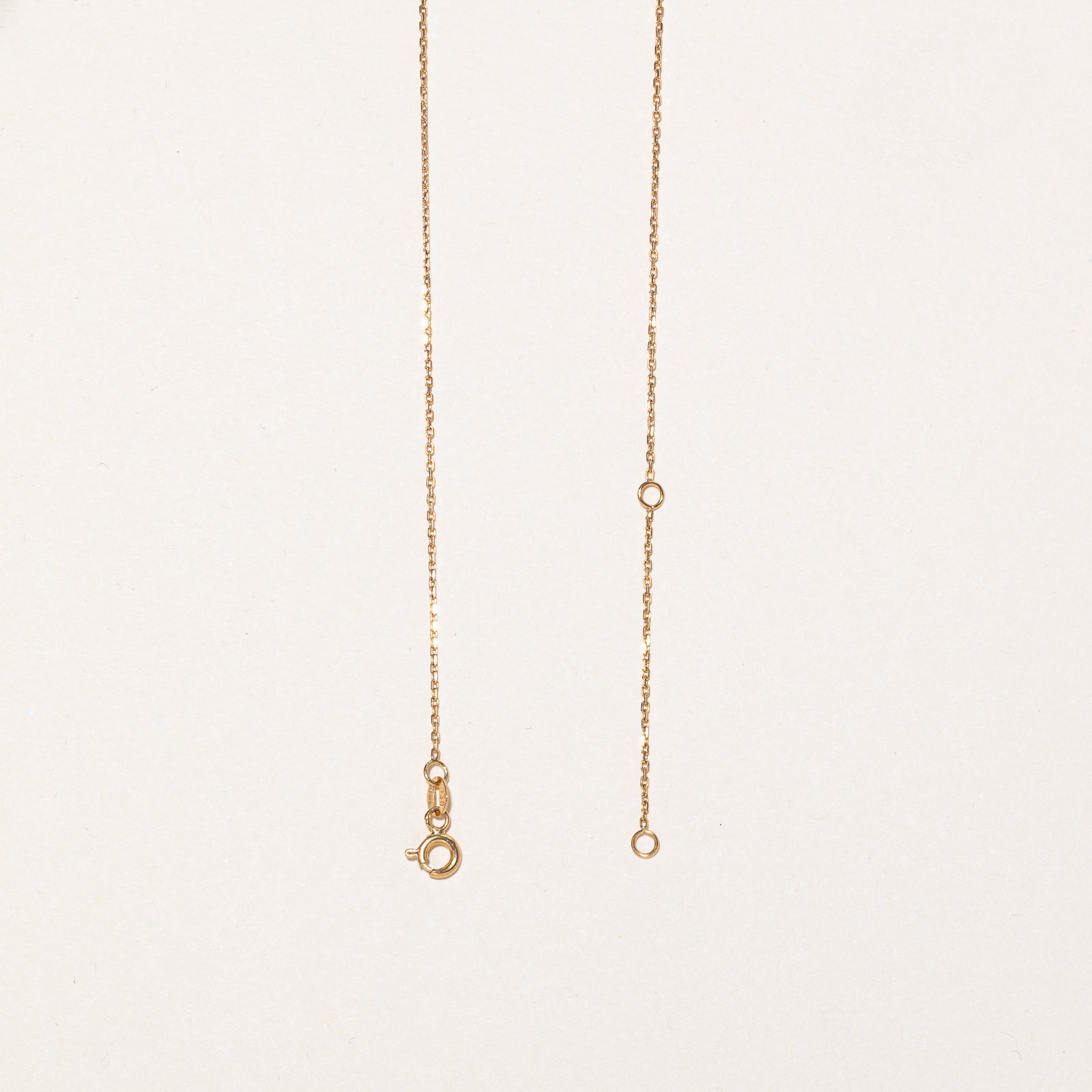 Diamond "H" Necklace | 0.10ctw | 18" |