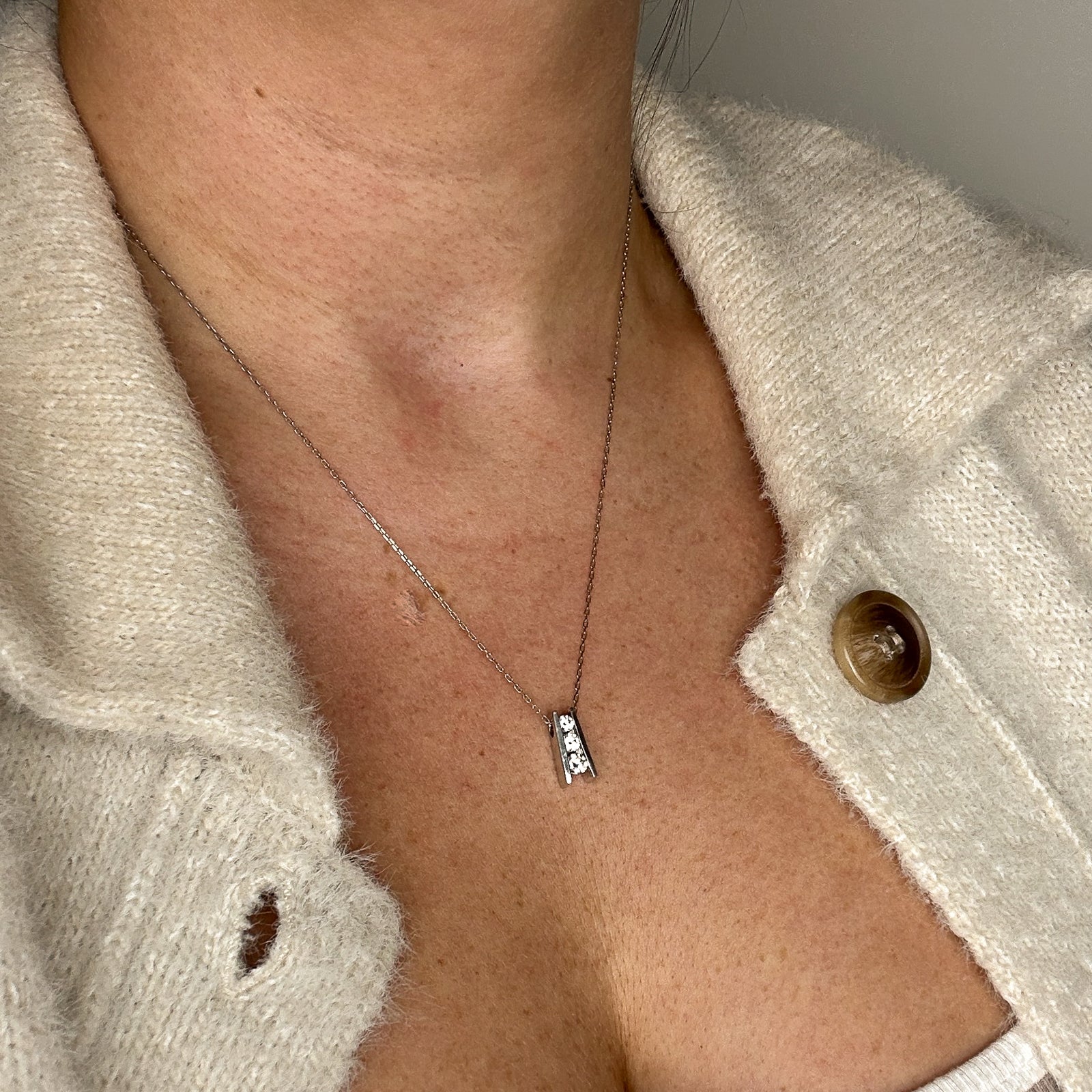 Diamond Pendant & Necklace | 0.48ctw| 18.5" |