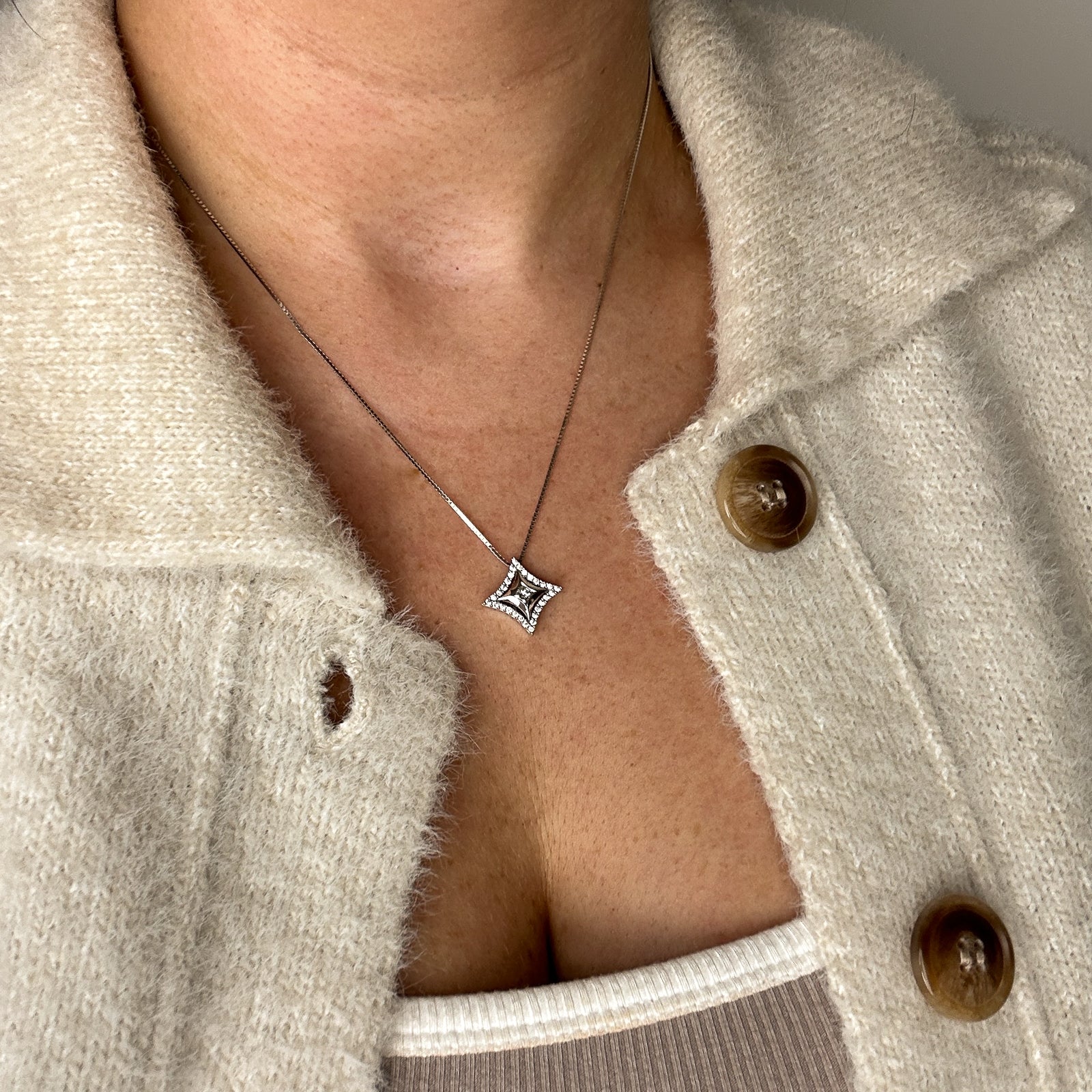 Diamond Pendant & Necklace | 0.31ctw | 18" |