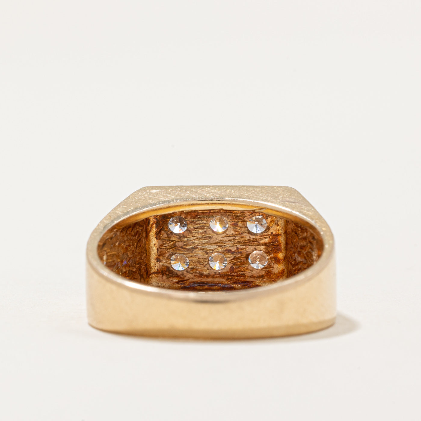 Diamond Signet Ring | 0.48ctw | SZ 7 |