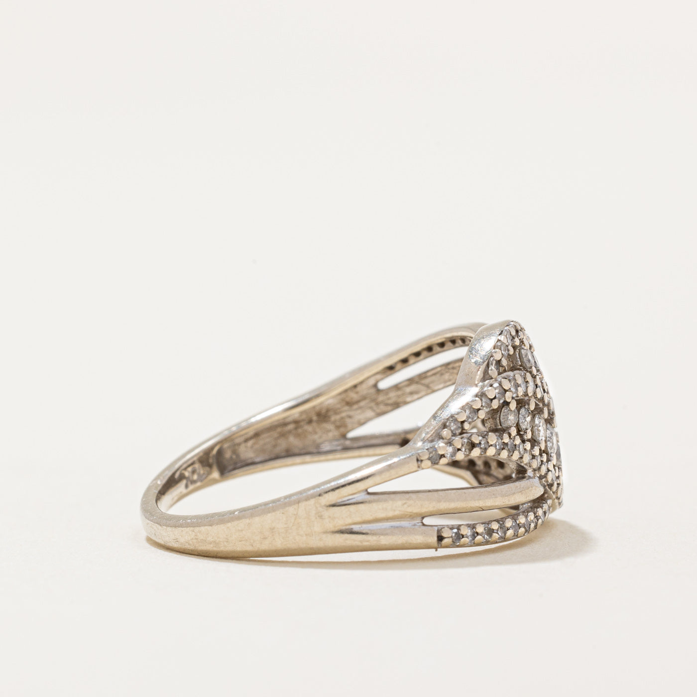 Diamond Waterfall Ring | 0.60ctw | SZ 7.25 |