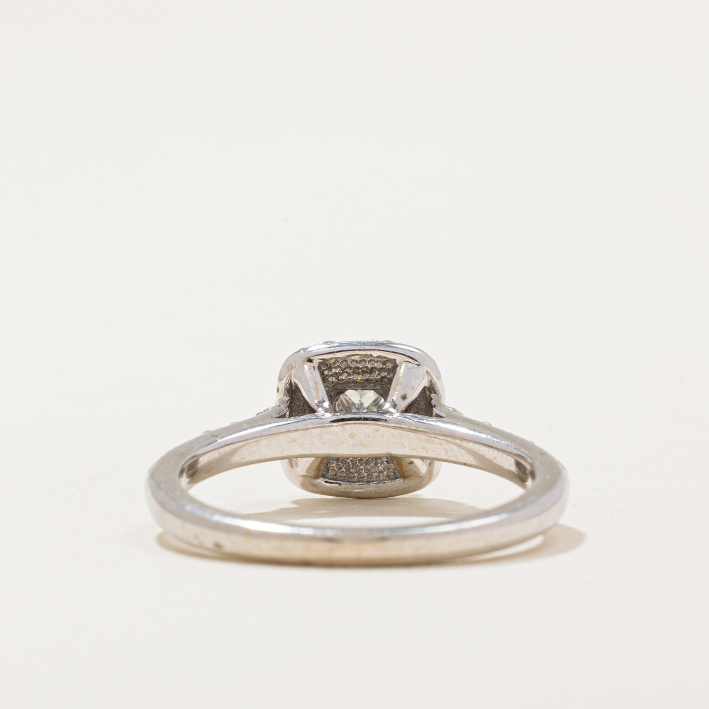 Diamond Halo Engagement Ring | 0.49ctw | SZ 5.25 |