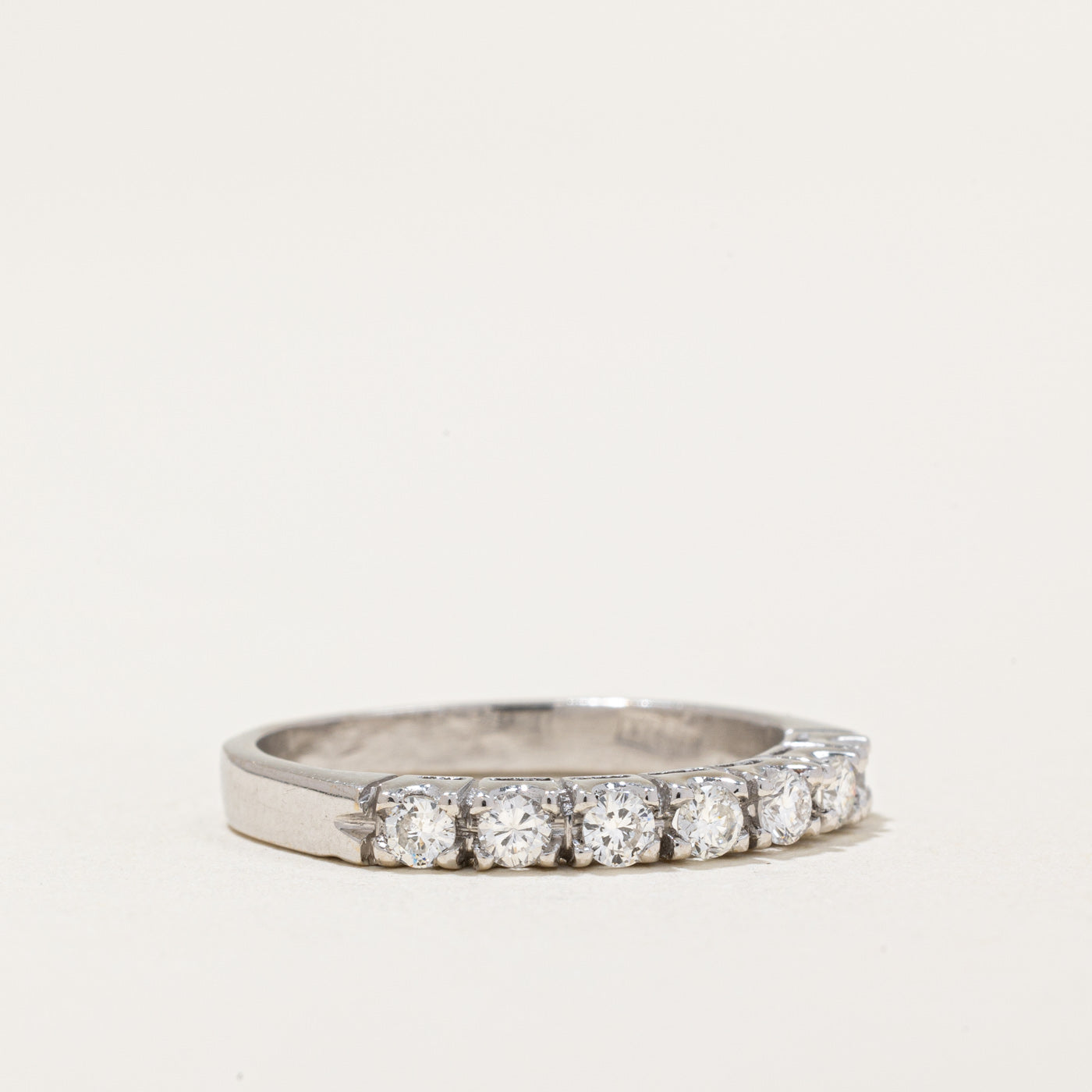 1986 Egyptian Diamond Semi Eternity Ring | 0.38ctw | SZ 7.25 |