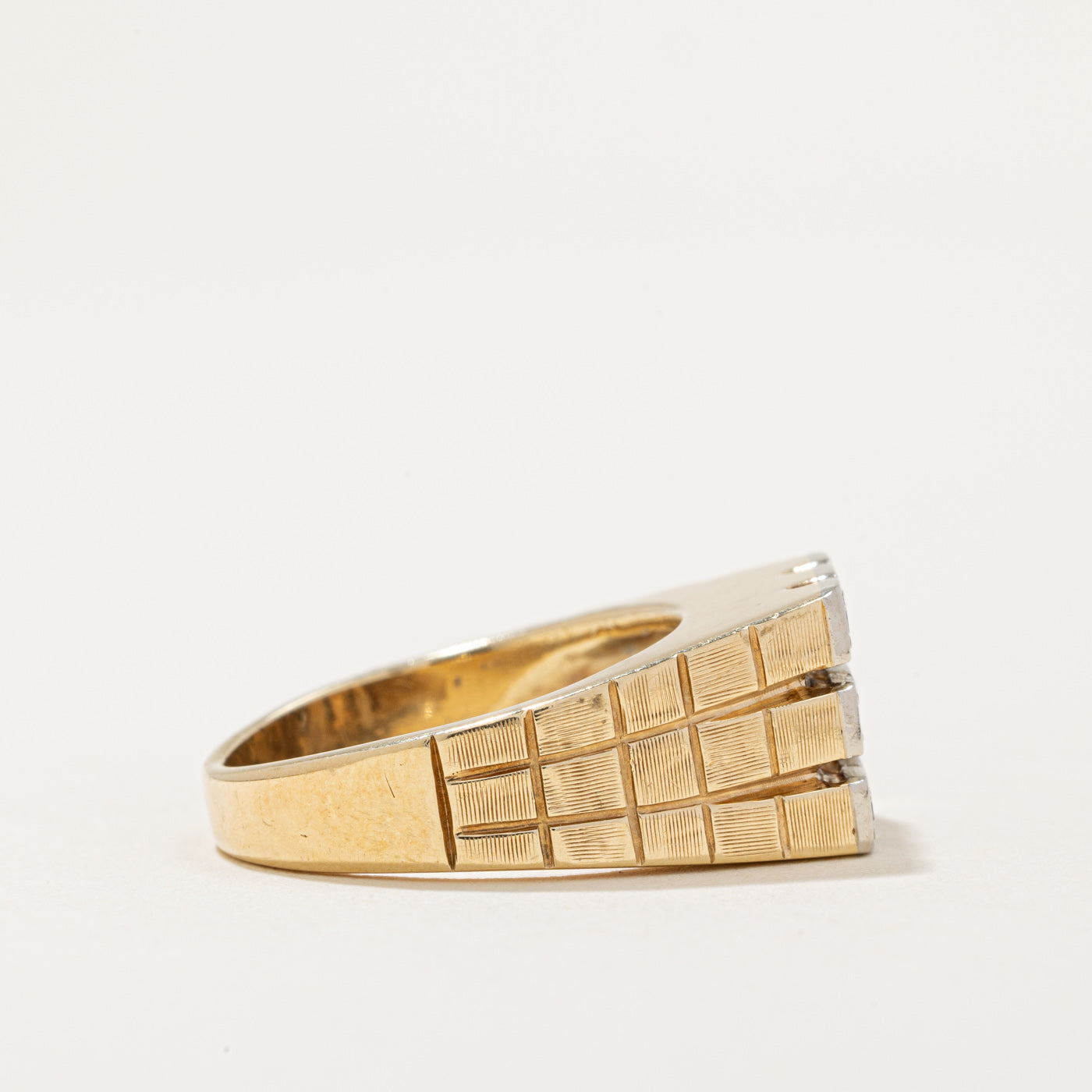 Diamond Grid Ring | 0.32ctw | SZ 7 |