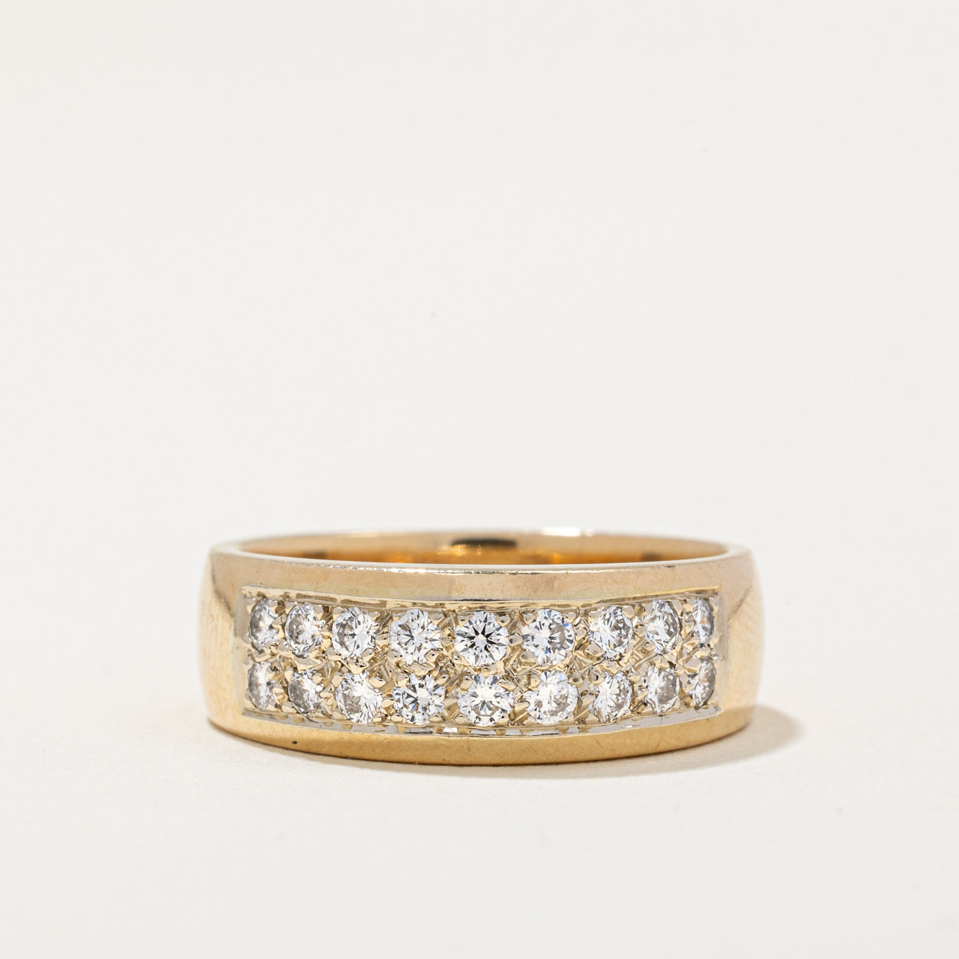 Pave Set Diamond Band | 0.36ctw | SZ 6 |