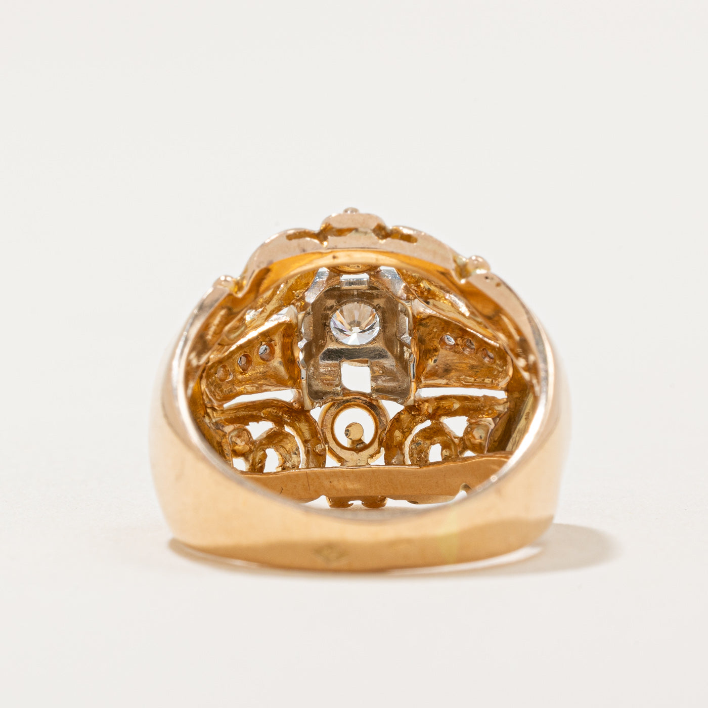 Bague Diamant Orante | 0,13ctw | Taille 5,25 |