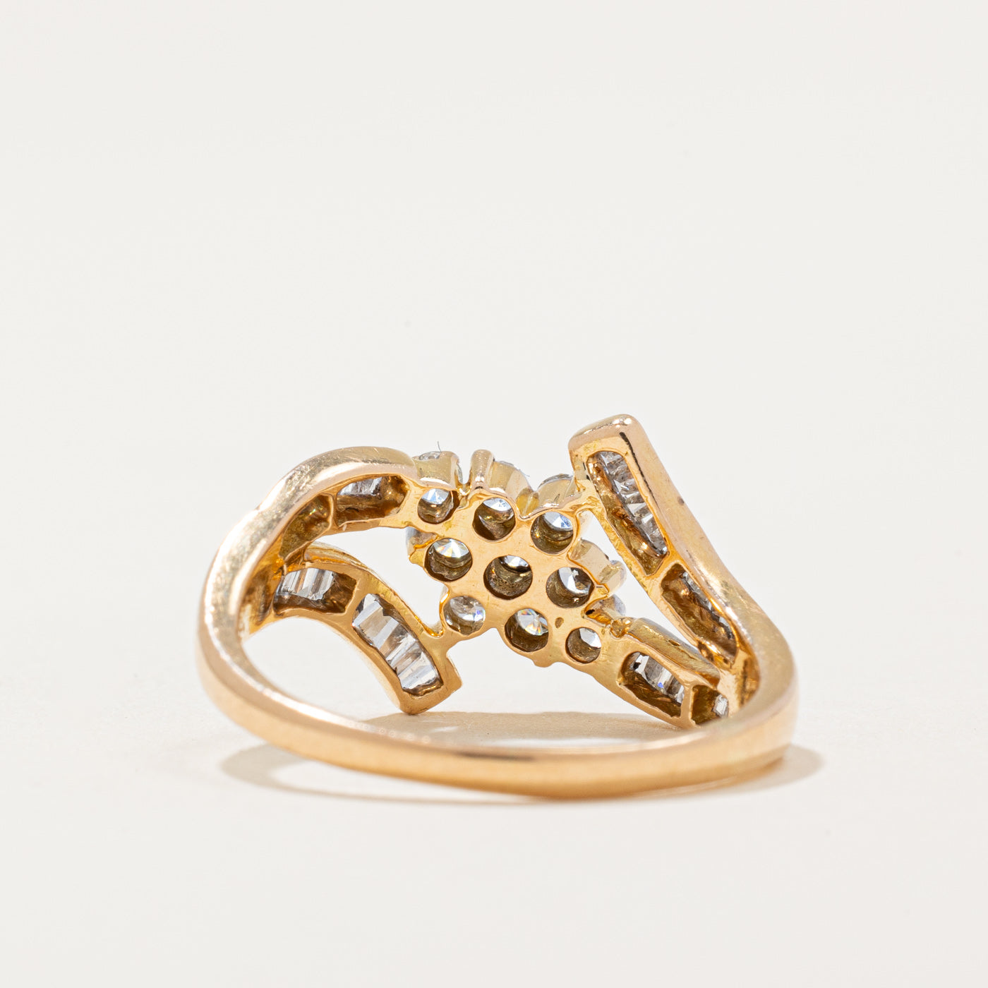 Diamond Waterfall Ring | 0.68ctw | SZ 6.5 |