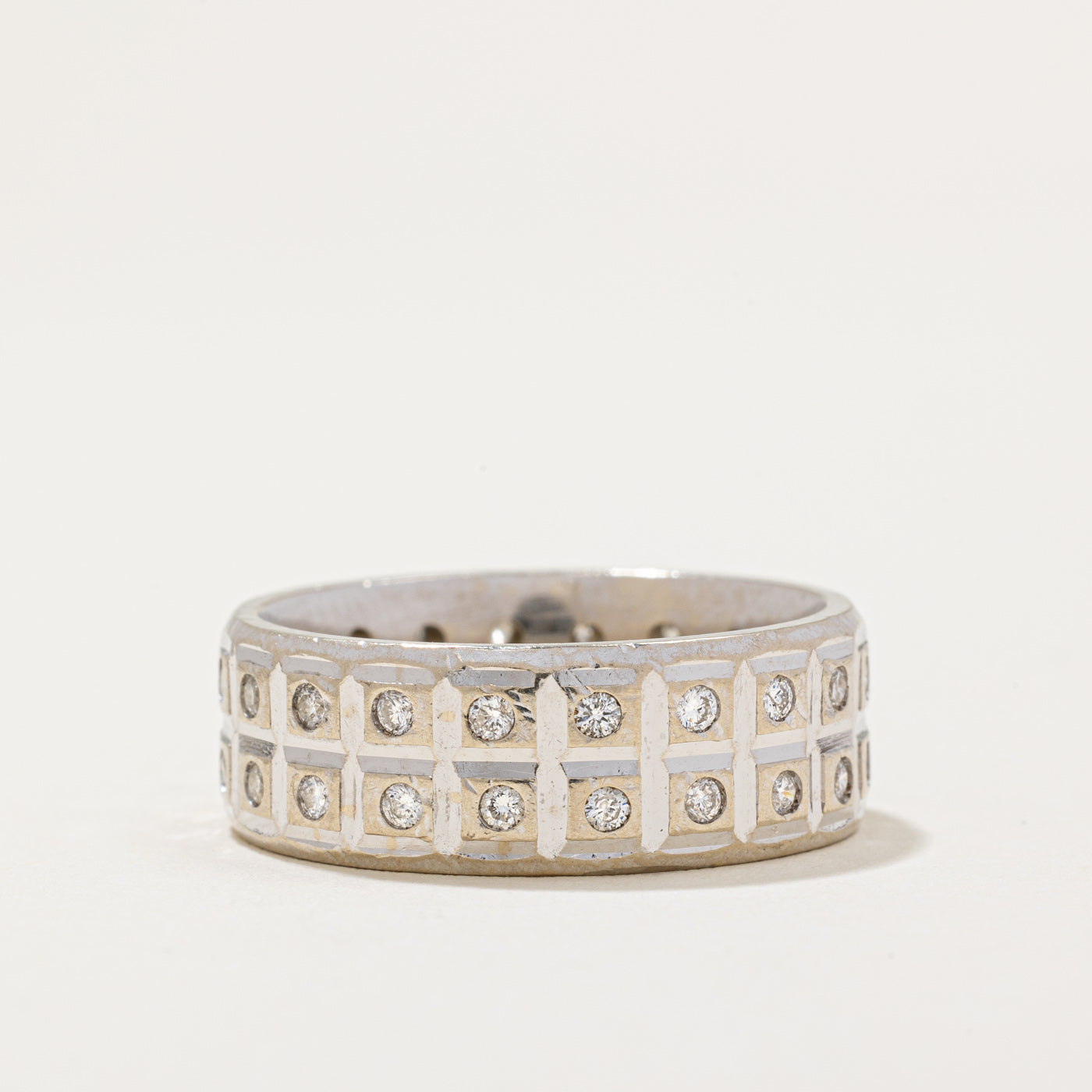 Double Row Diamond Eternity Band | 0.64ctw | SZ 9.25 |