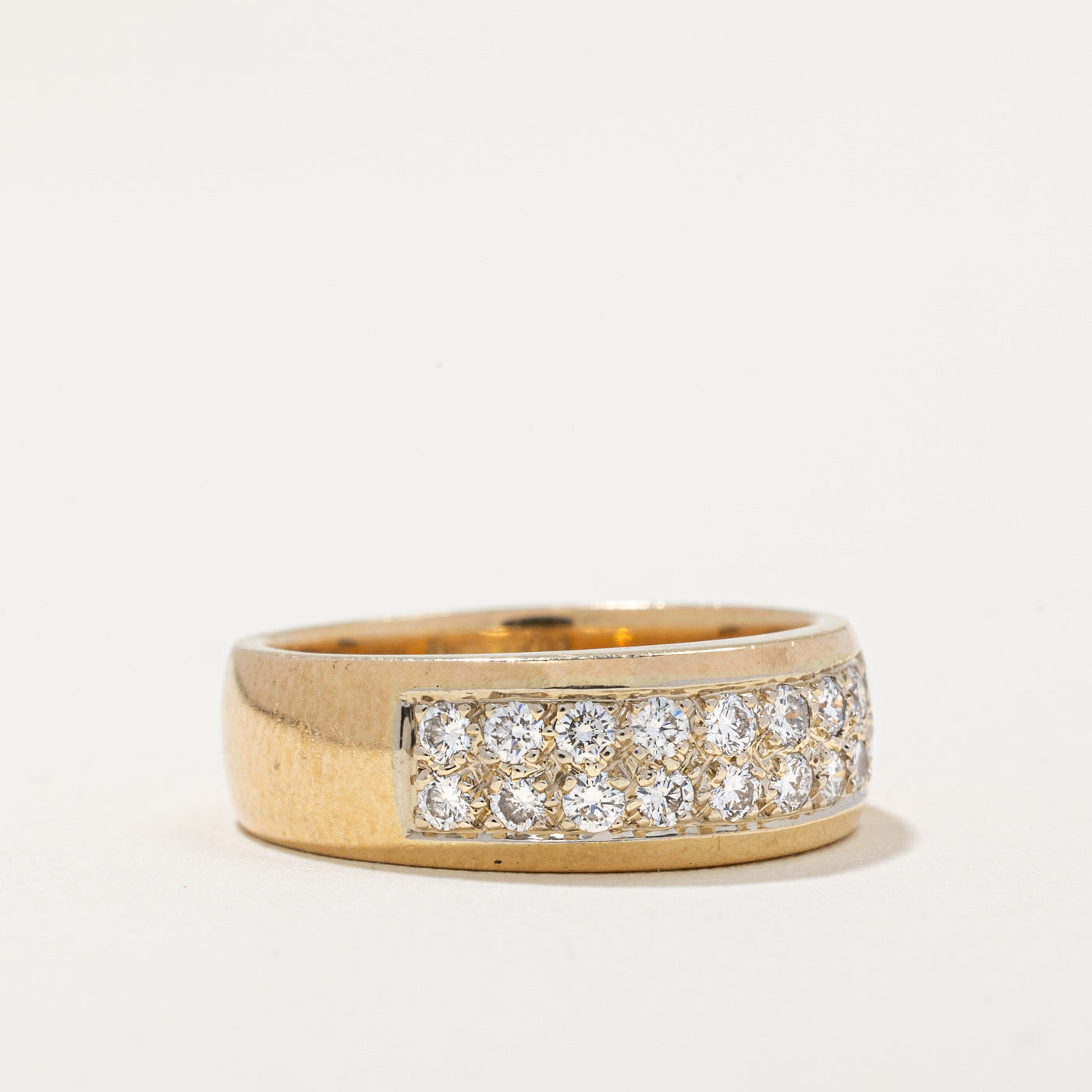 Pave Set Diamond Band | 0.36ctw | SZ 6 |