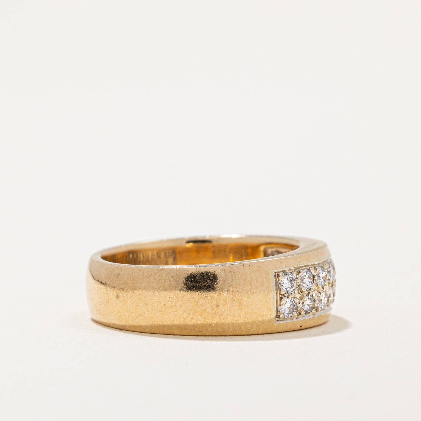 Pave Set Diamond Band | 0.36ctw | SZ 6 |