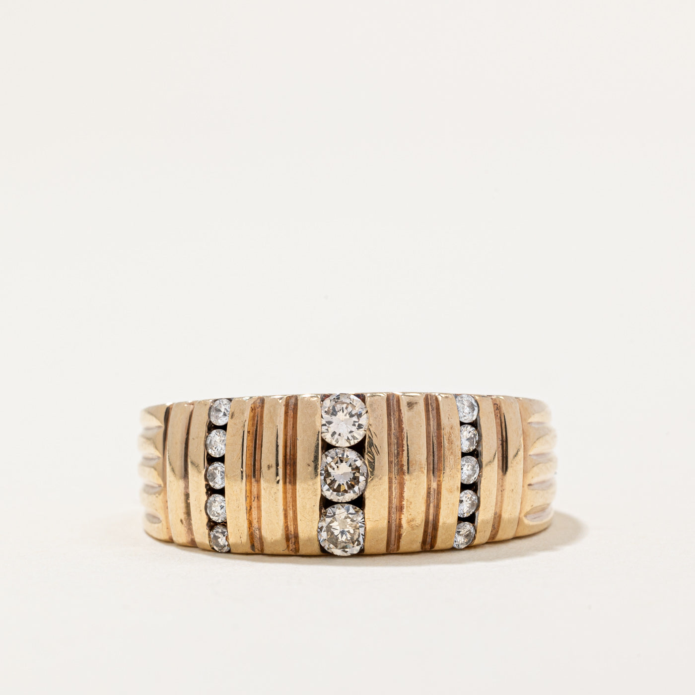 Channel Set Diamond Ring | 0.41ctw | SZ 9.25 |