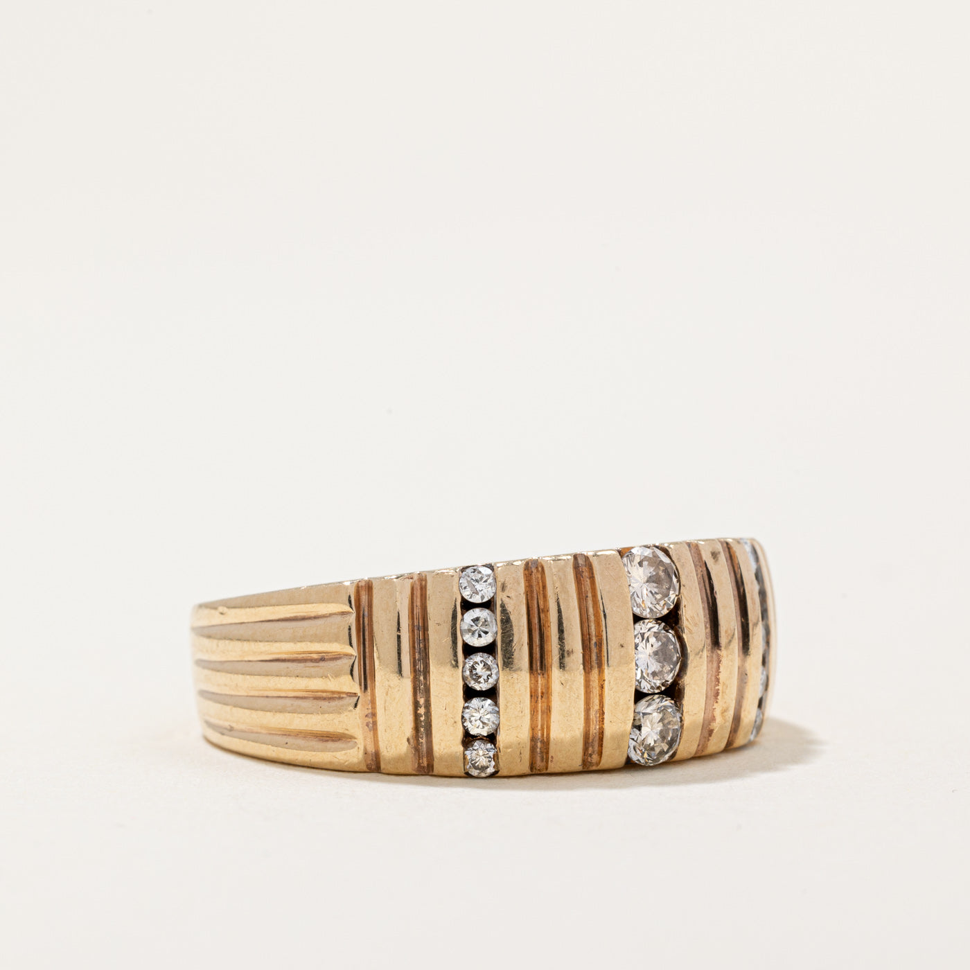 Channel Set Diamond Ring | 0.41ctw | SZ 9.25 |