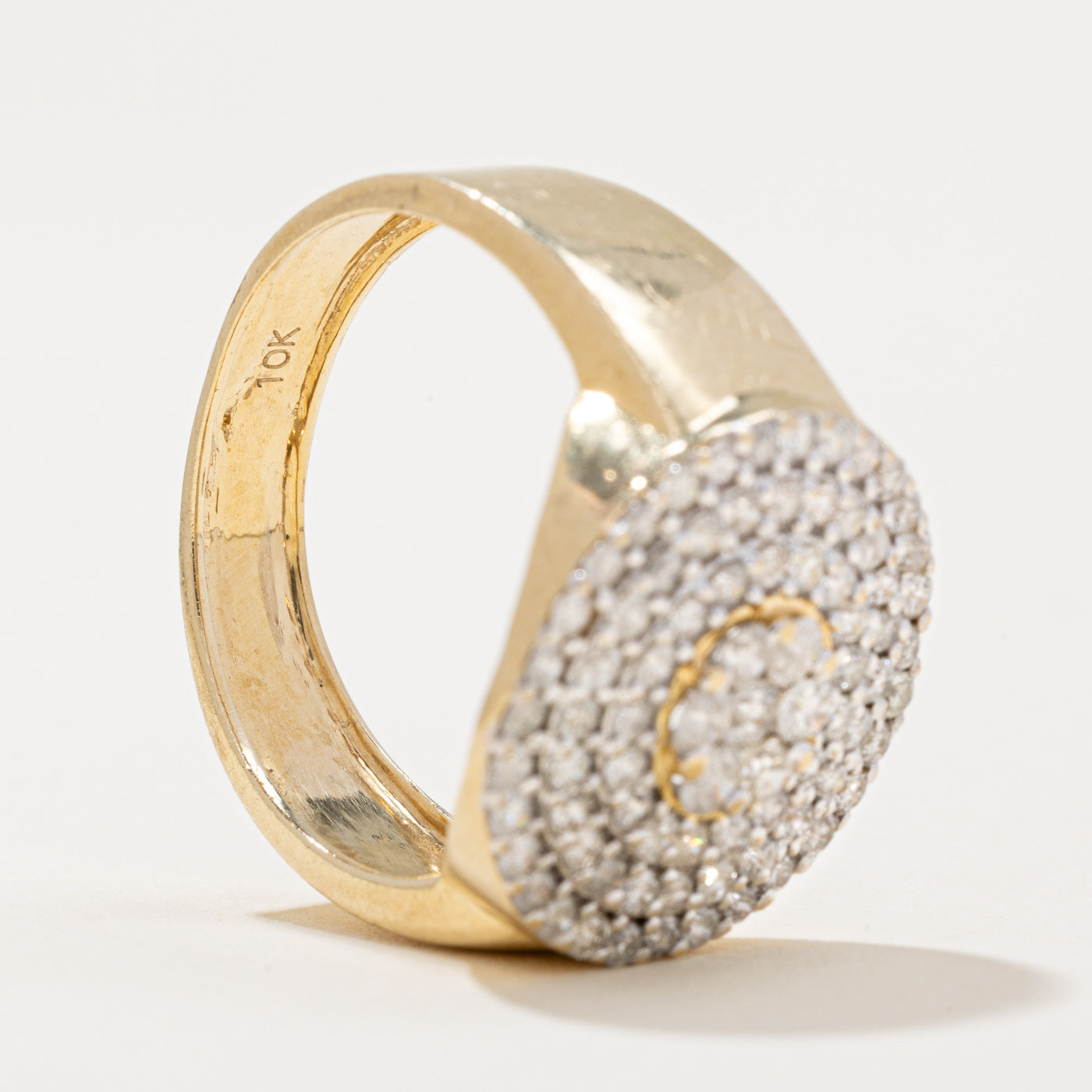 Pave Set Diamond Ring | 1.25ctw | SZ 9.25 |